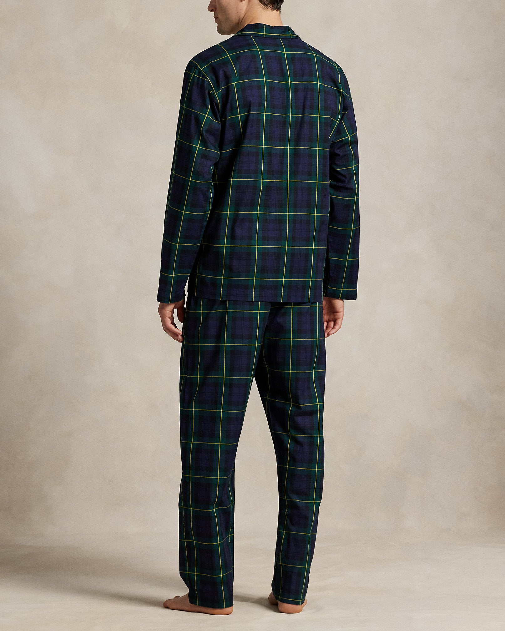 Ralph Lauren Plaid Cotton Pajama Shirt