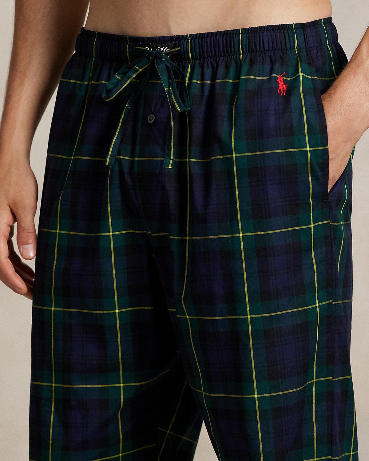 Ralph Lauren Plaid Cotton Pajama Shirt