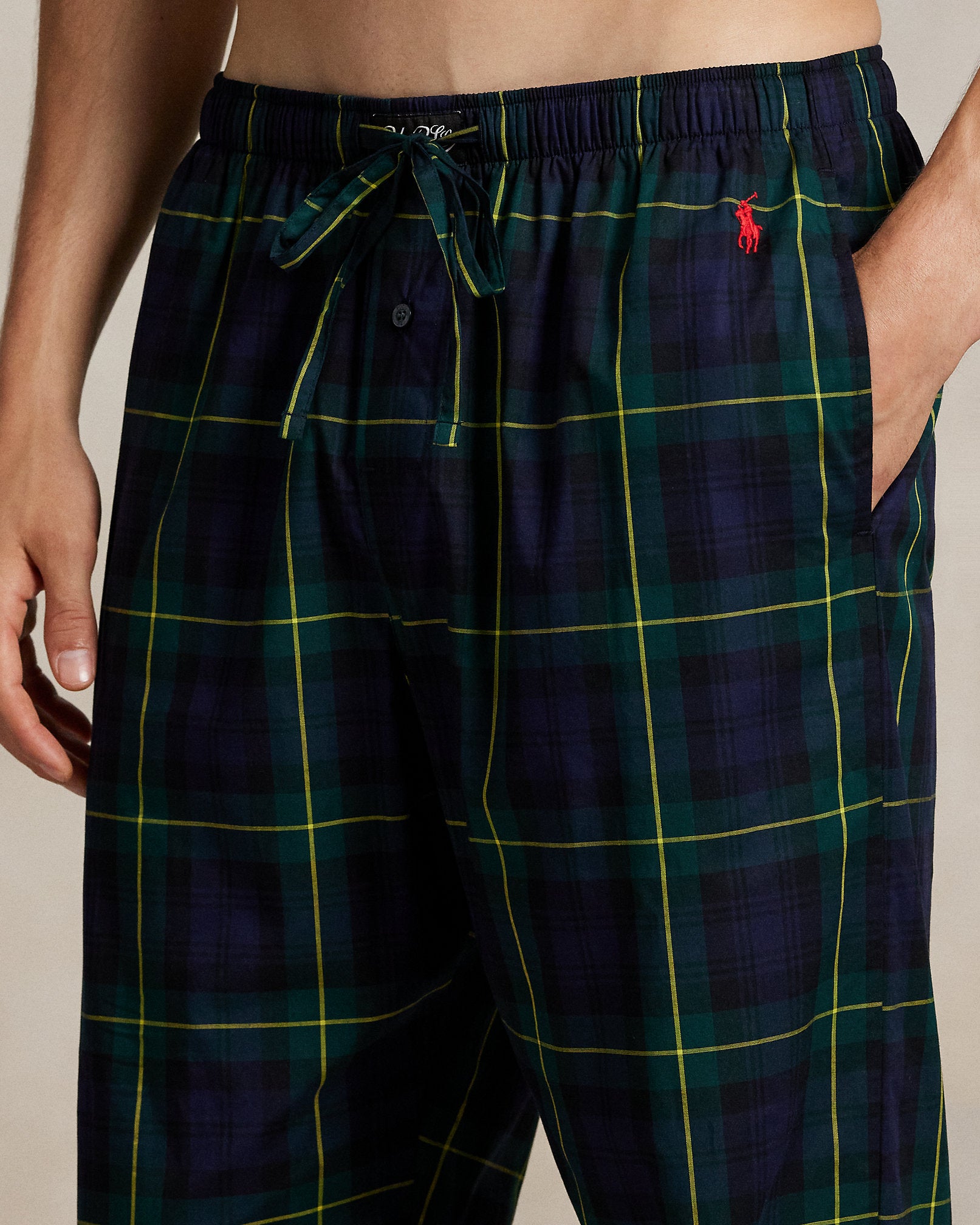 Ralph Lauren Plaid Cotton Pajama Shirt