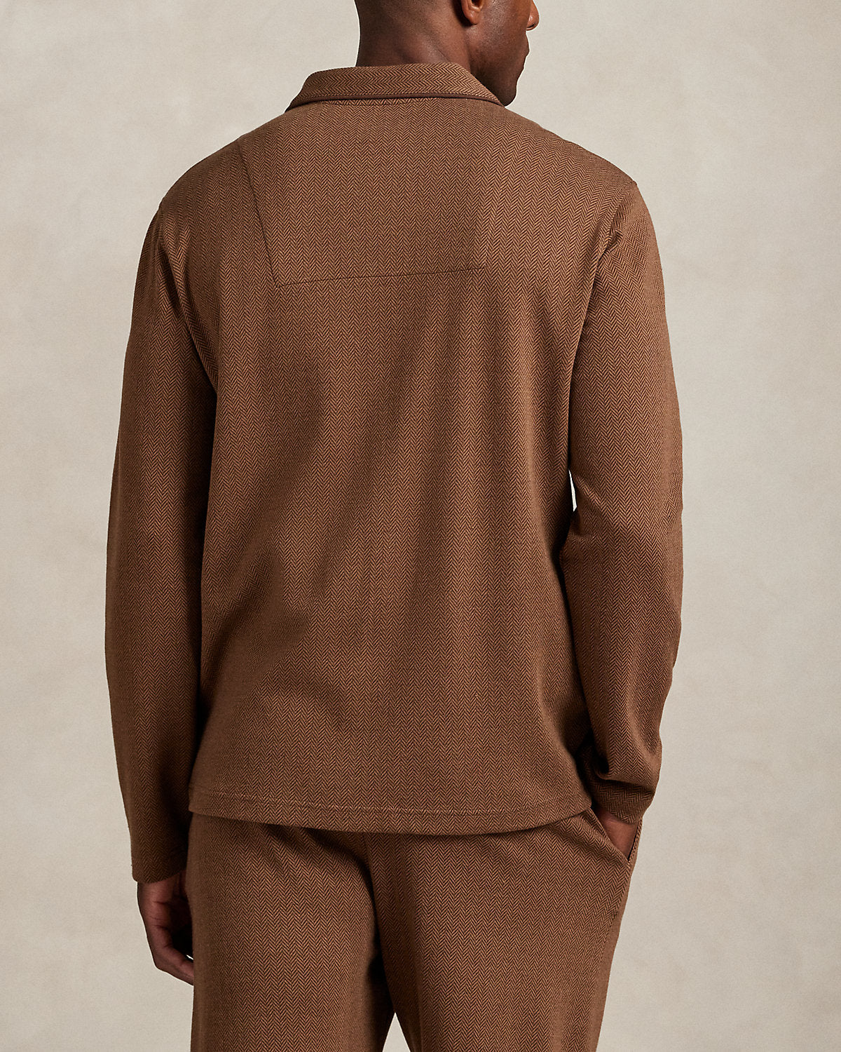 Ralph Lauren HerringboneKnit Pajama Shirt