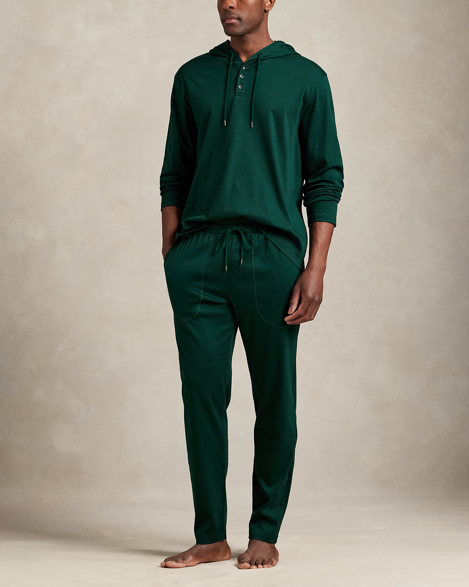 Ralph Lauren Mercerized Cotton Sleep Hoodie
