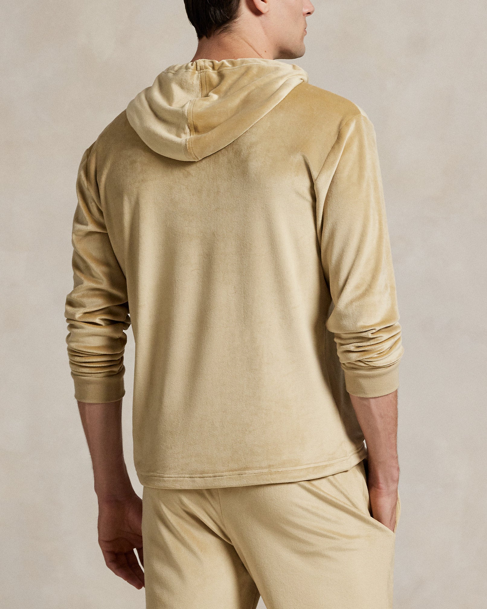 Ralph Lauren Plush Velour Sleep Hoodie
