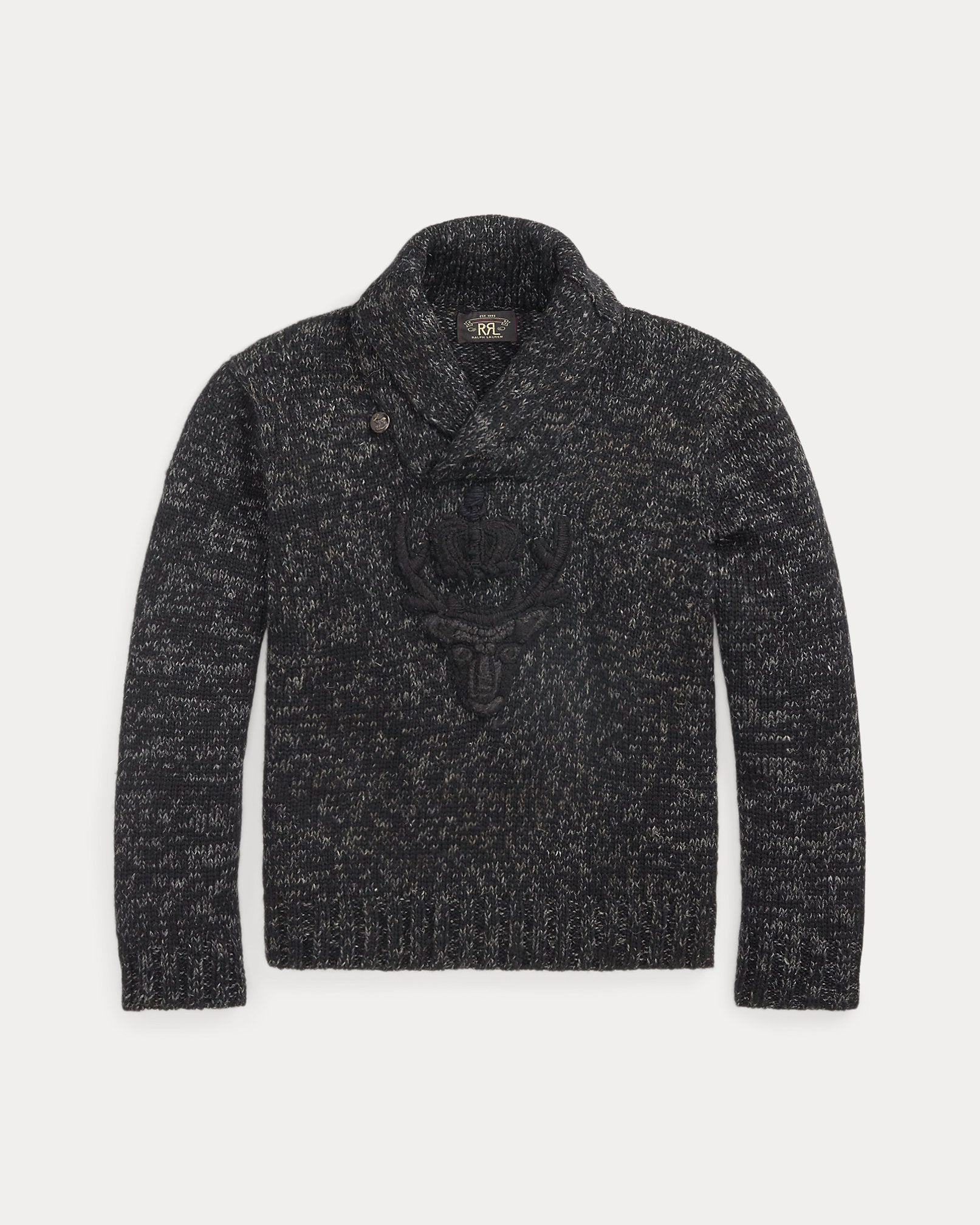 Ralph Lauren HandEmbroidered WoolLinen Sweater