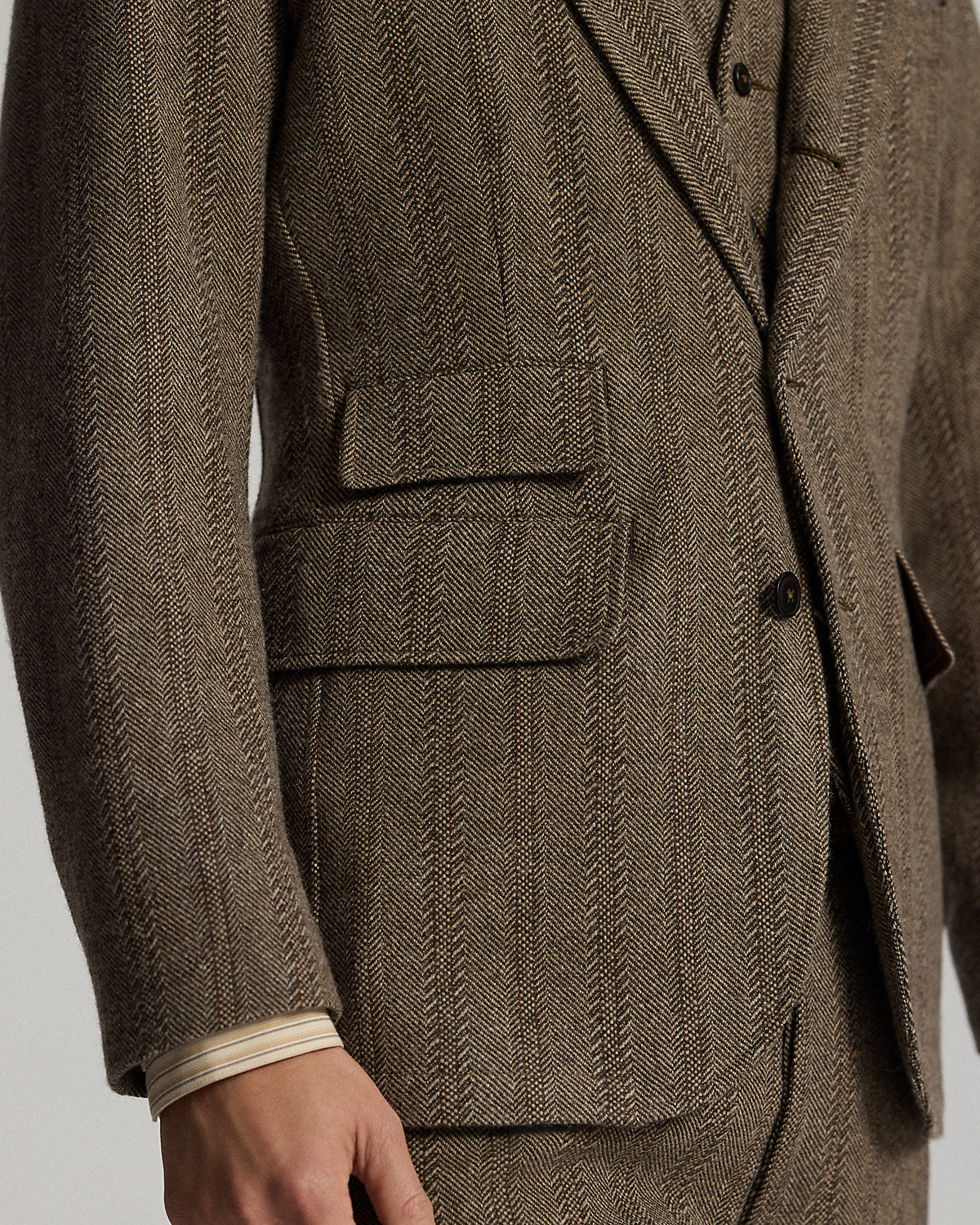 Ralph Lauren Unconstructed Herringbone Sport Coat