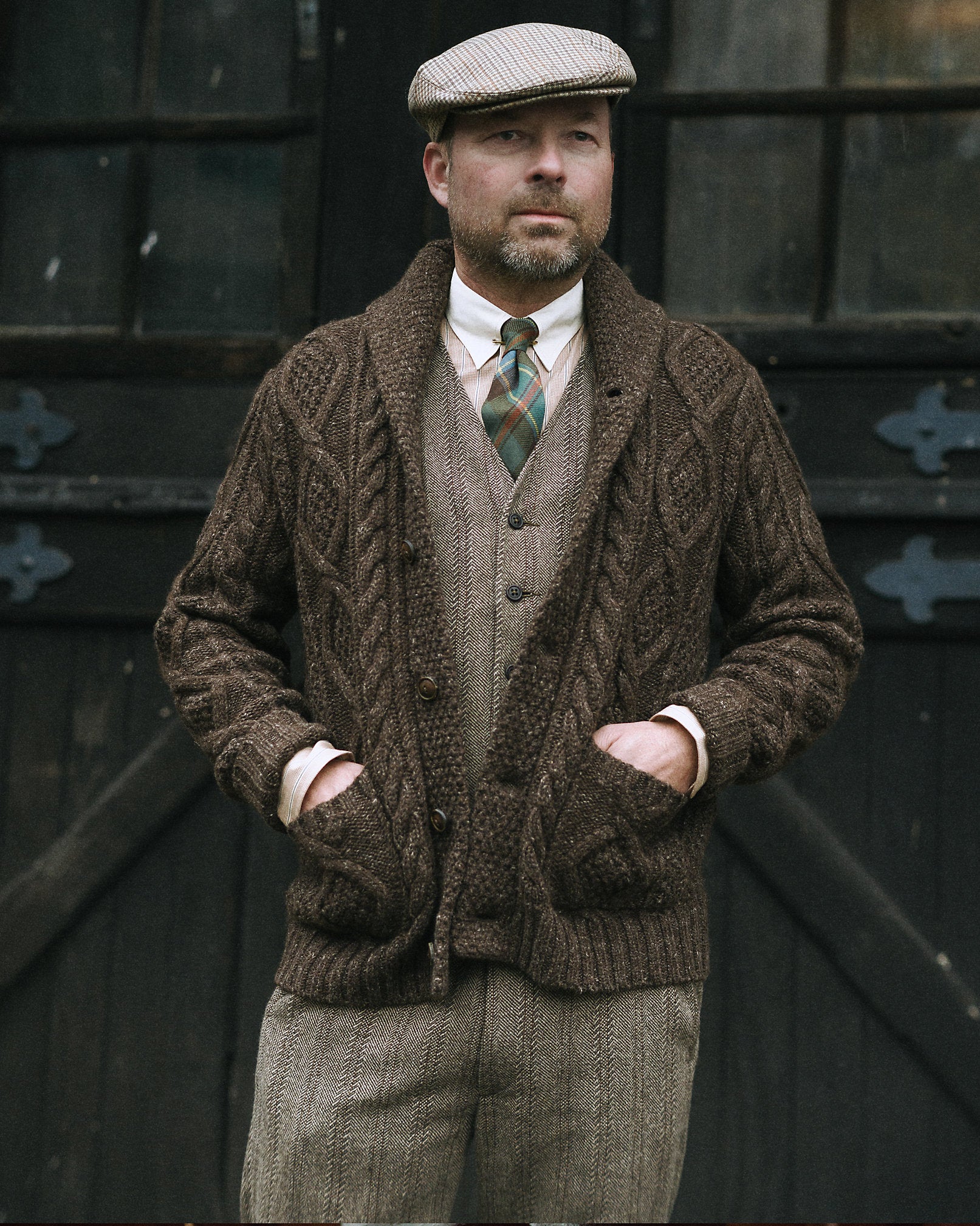 Ralph Lauren WoolCotton Herringbone Vest
