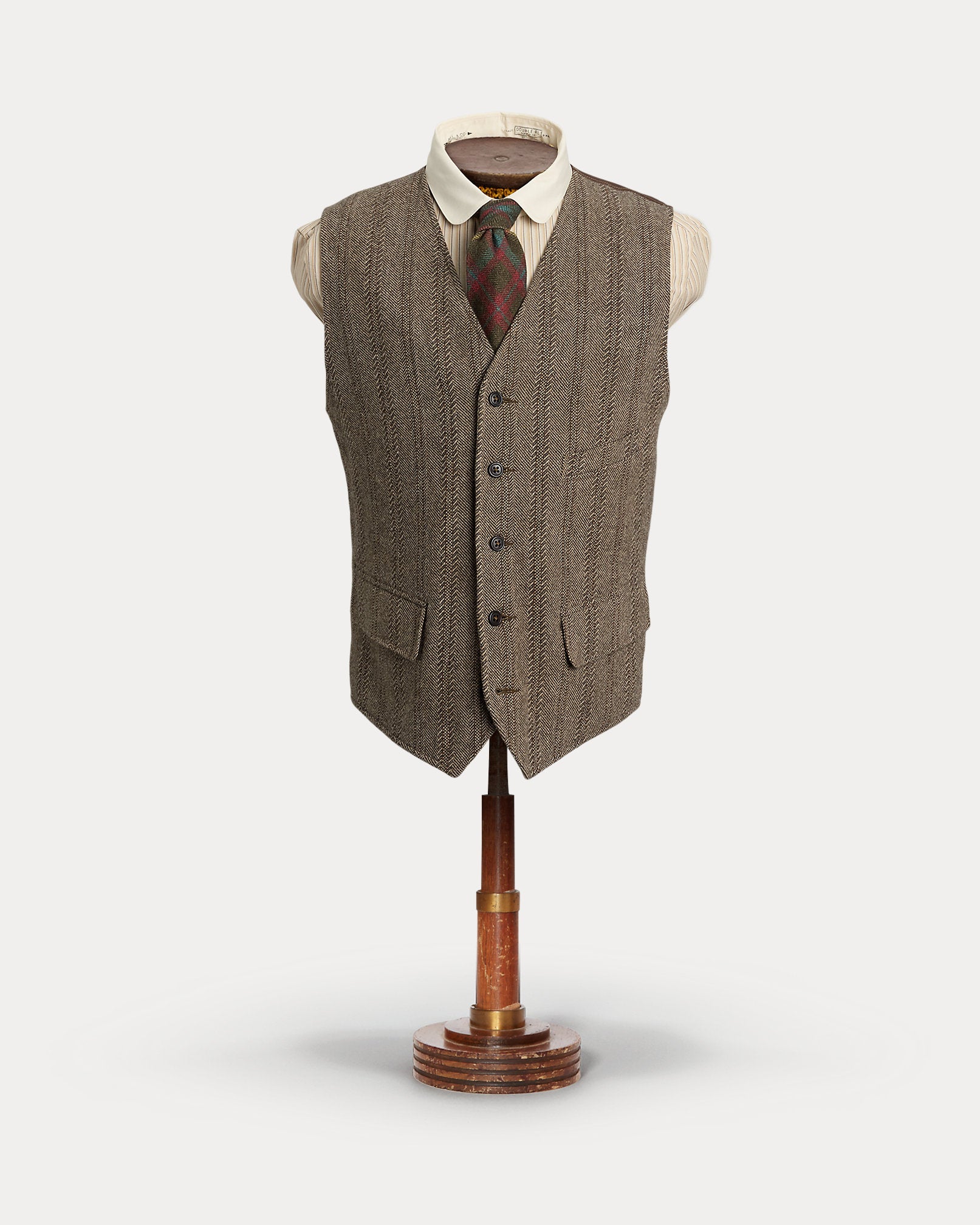 Ralph Lauren WoolCotton Herringbone Vest