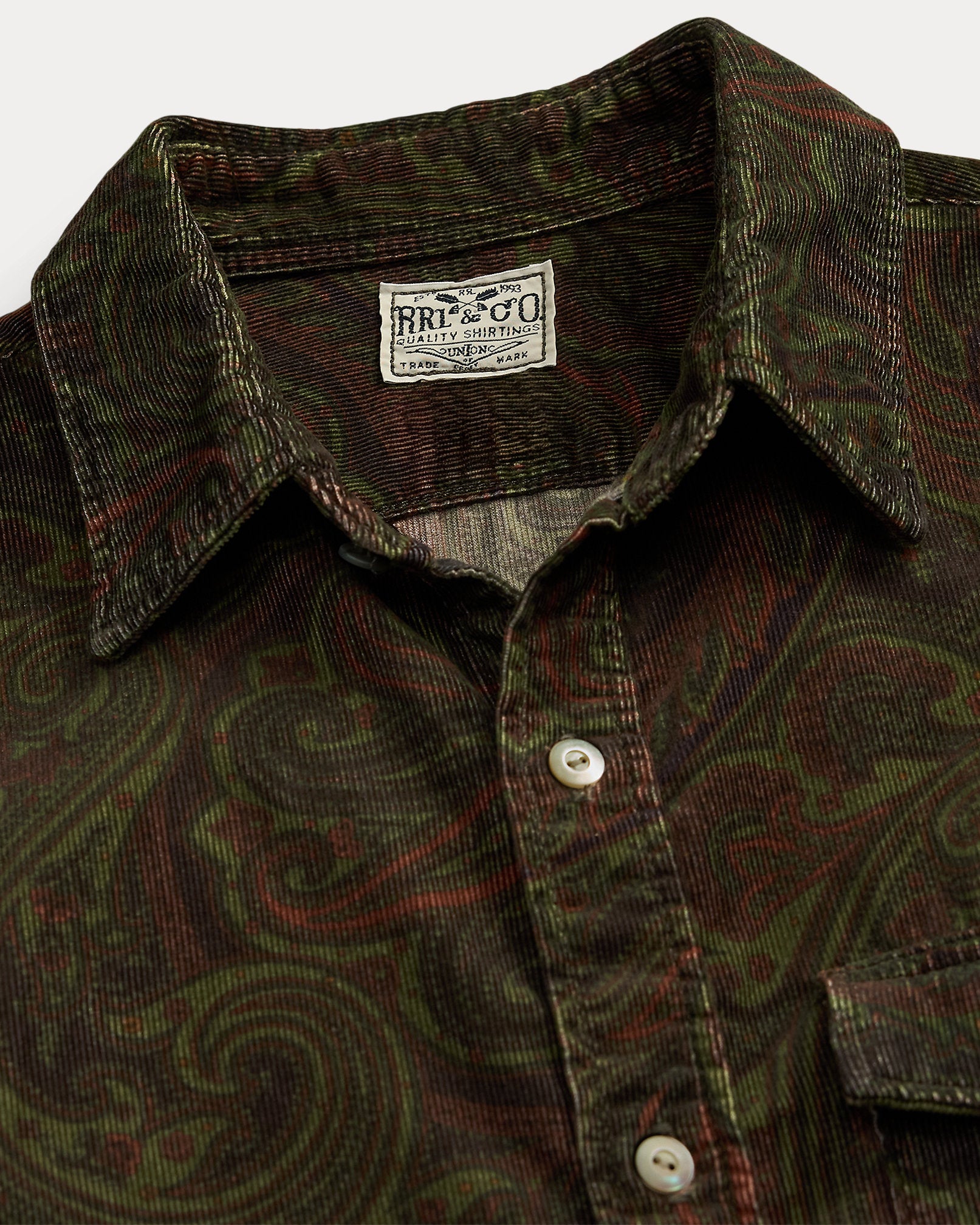 Ralph Lauren PaisleyPrint Corduroy Workshirt