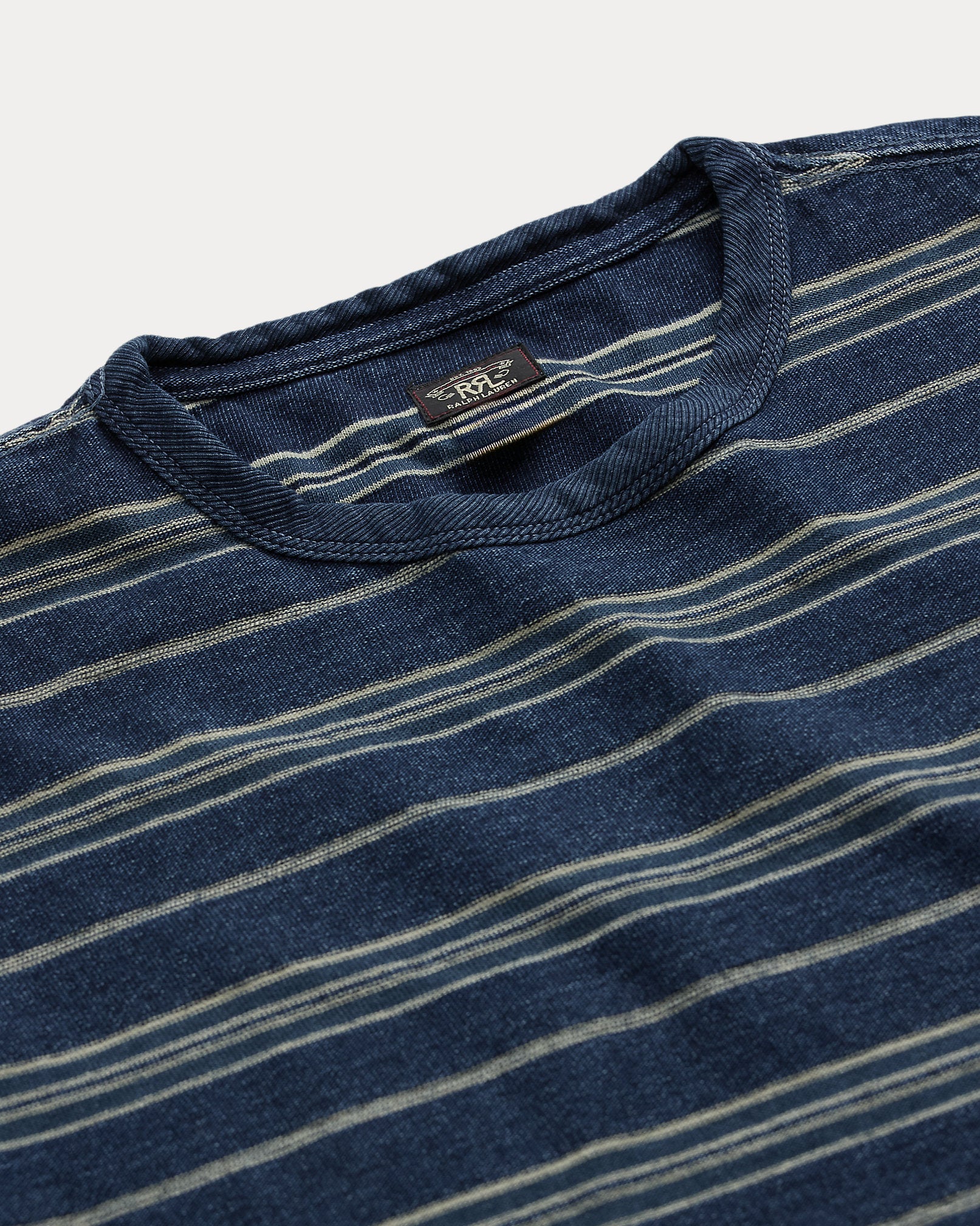 Ralph Lauren Indigo Striped Jersey TShirt