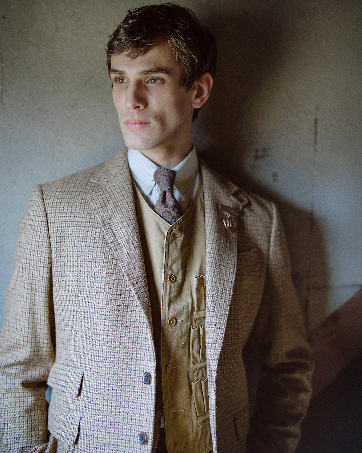 Ralph Lauren Checked Wool Suit Jacket