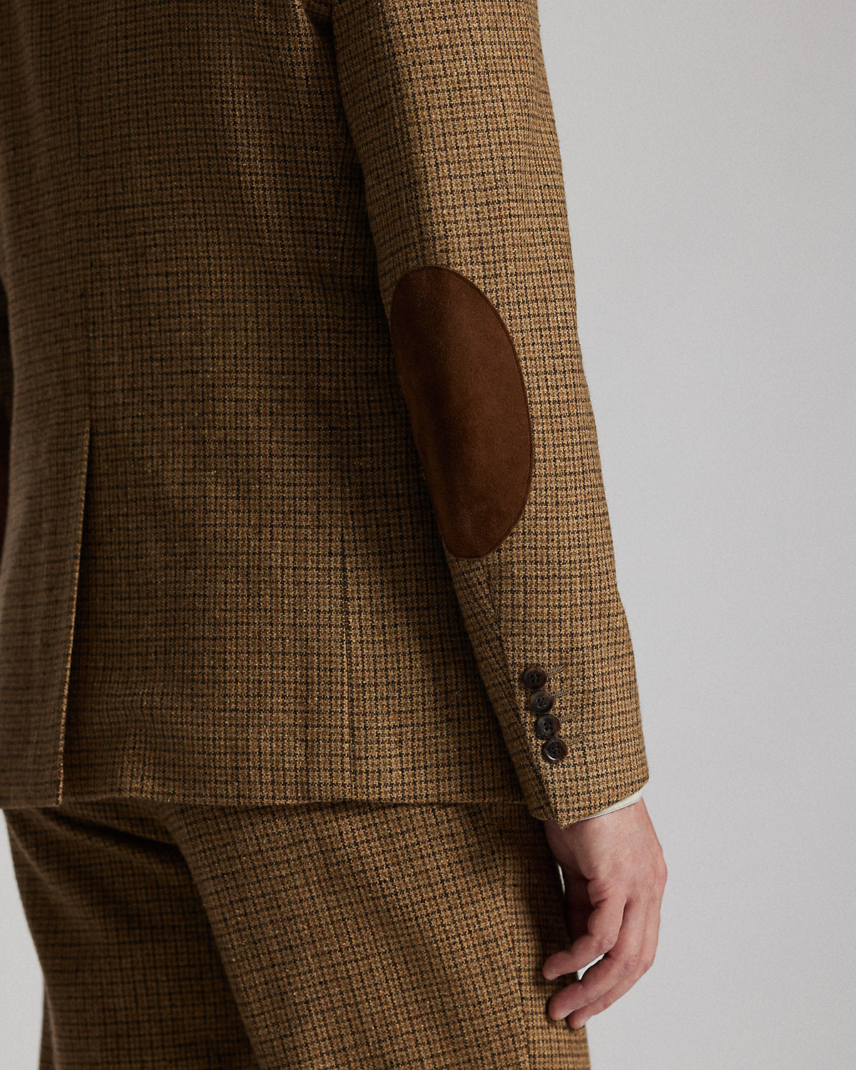 Ralph Lauren Checked Wool Suit Jacket