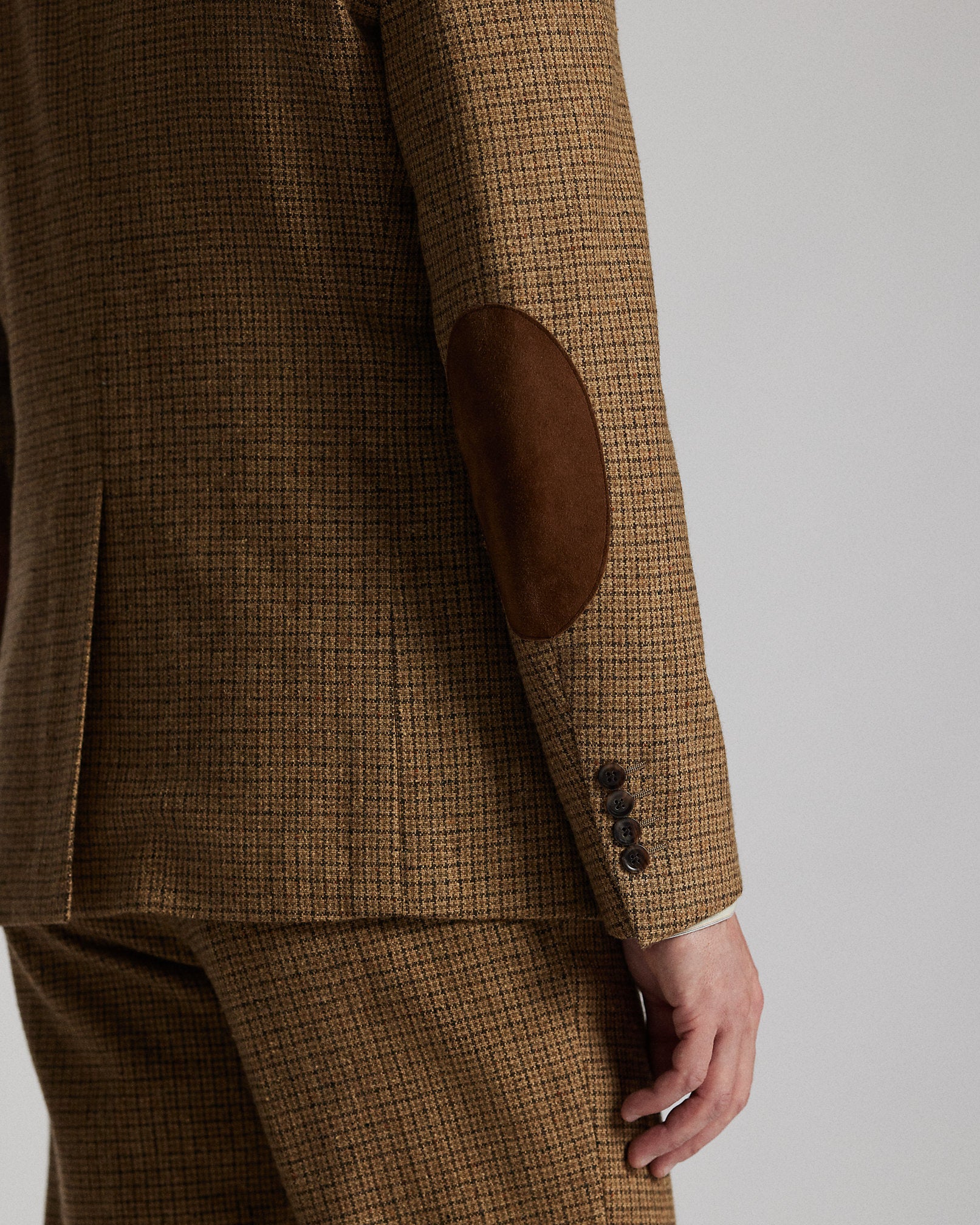Ralph Lauren Checked Wool Suit Jacket