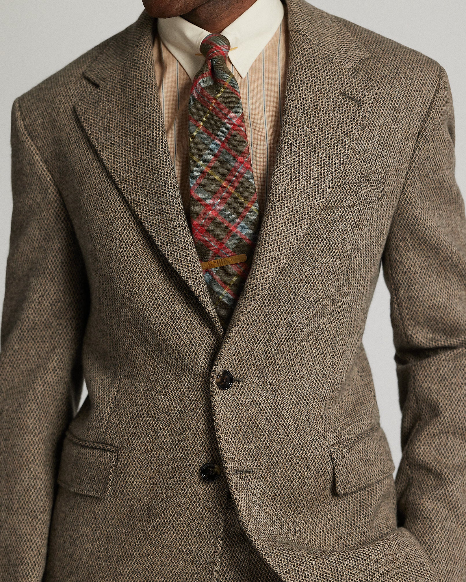 Ralph Lauren Wool Dobby Suit Jacket