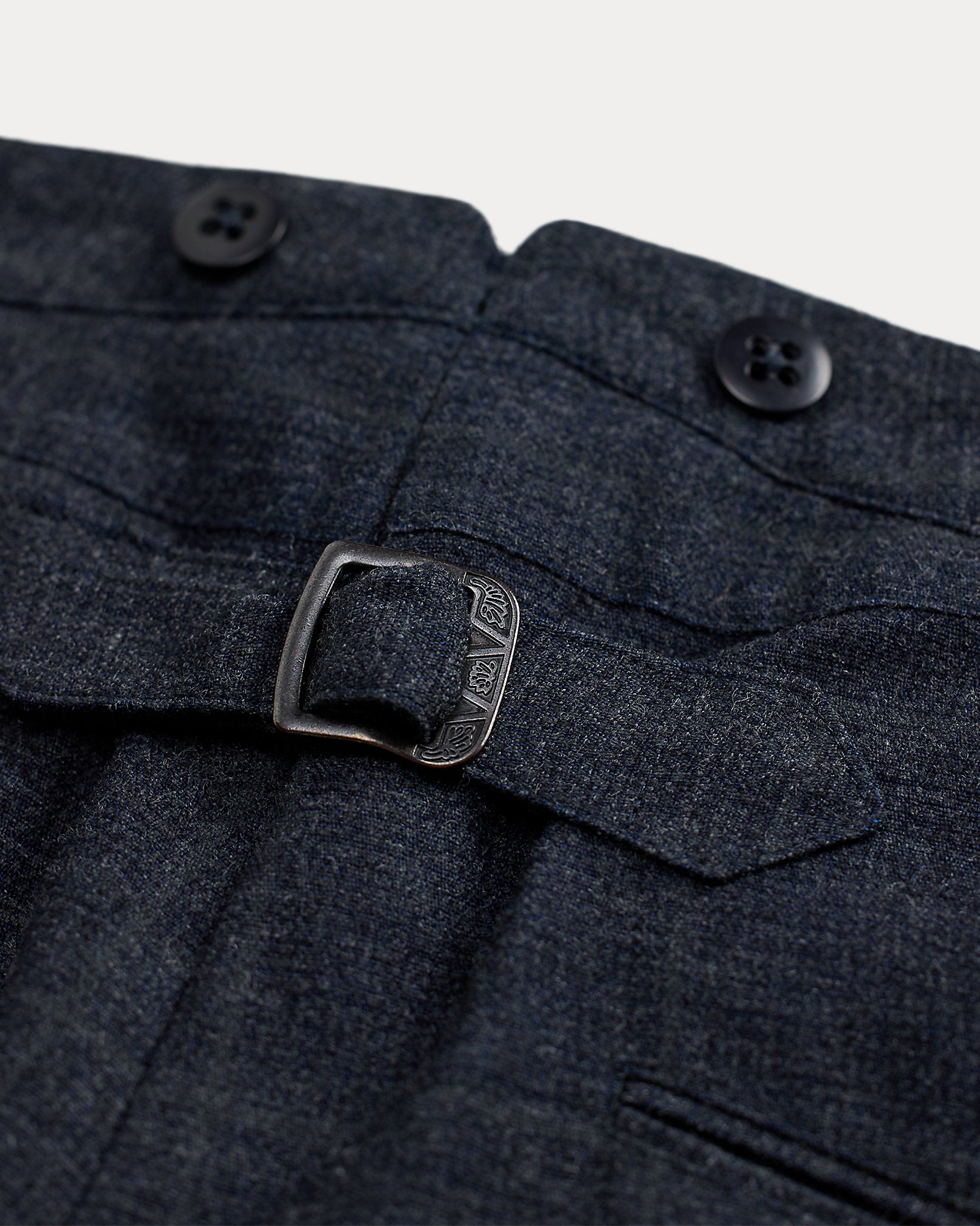 Ralph Lauren Slim Fit Indigo Checked Suit Trouser