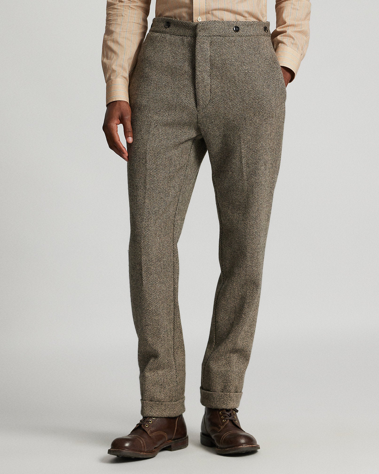 Ralph Lauren Slim Fit Wool Dobby Suit Trouser