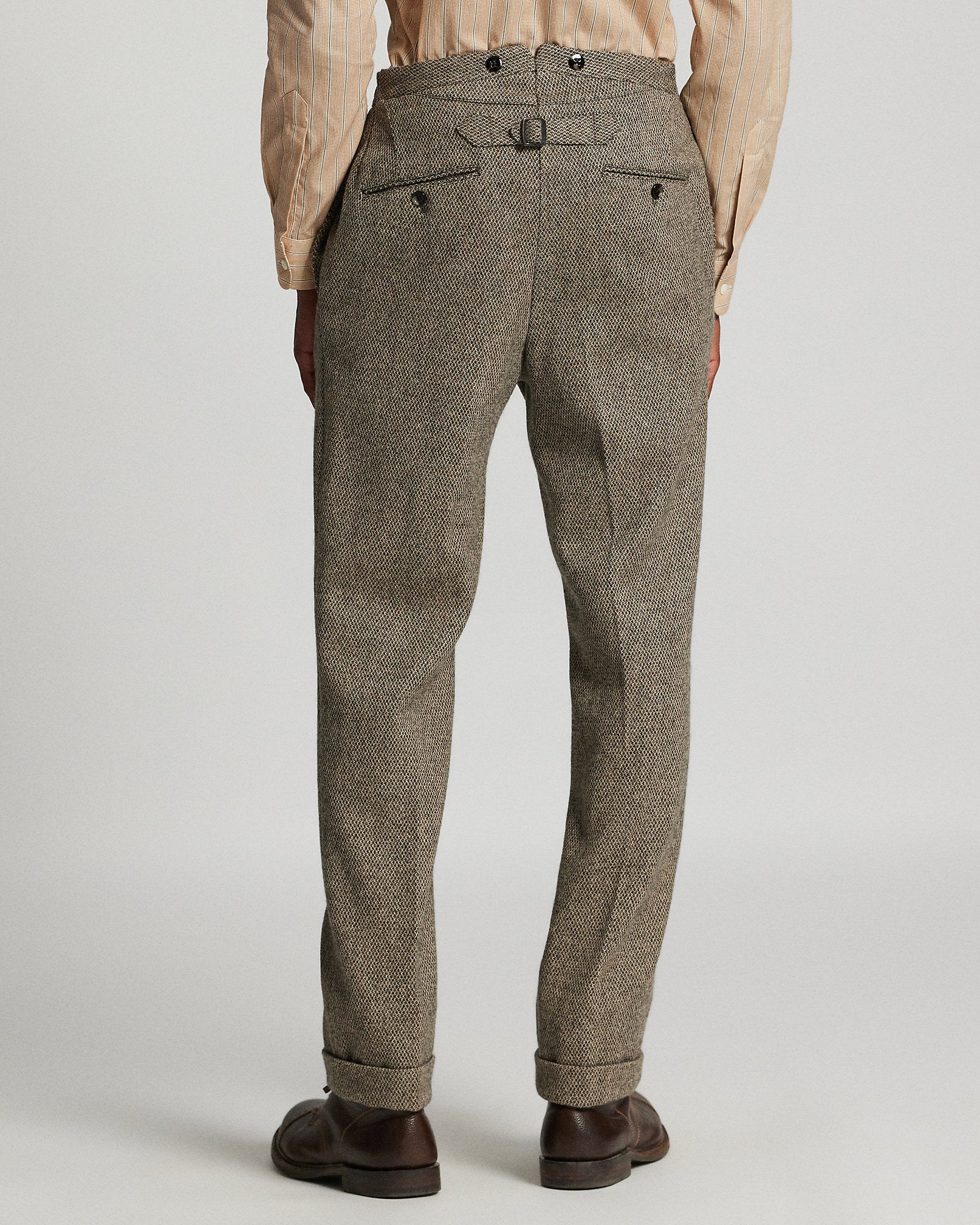 Ralph Lauren Slim Fit Wool Dobby Suit Trouser