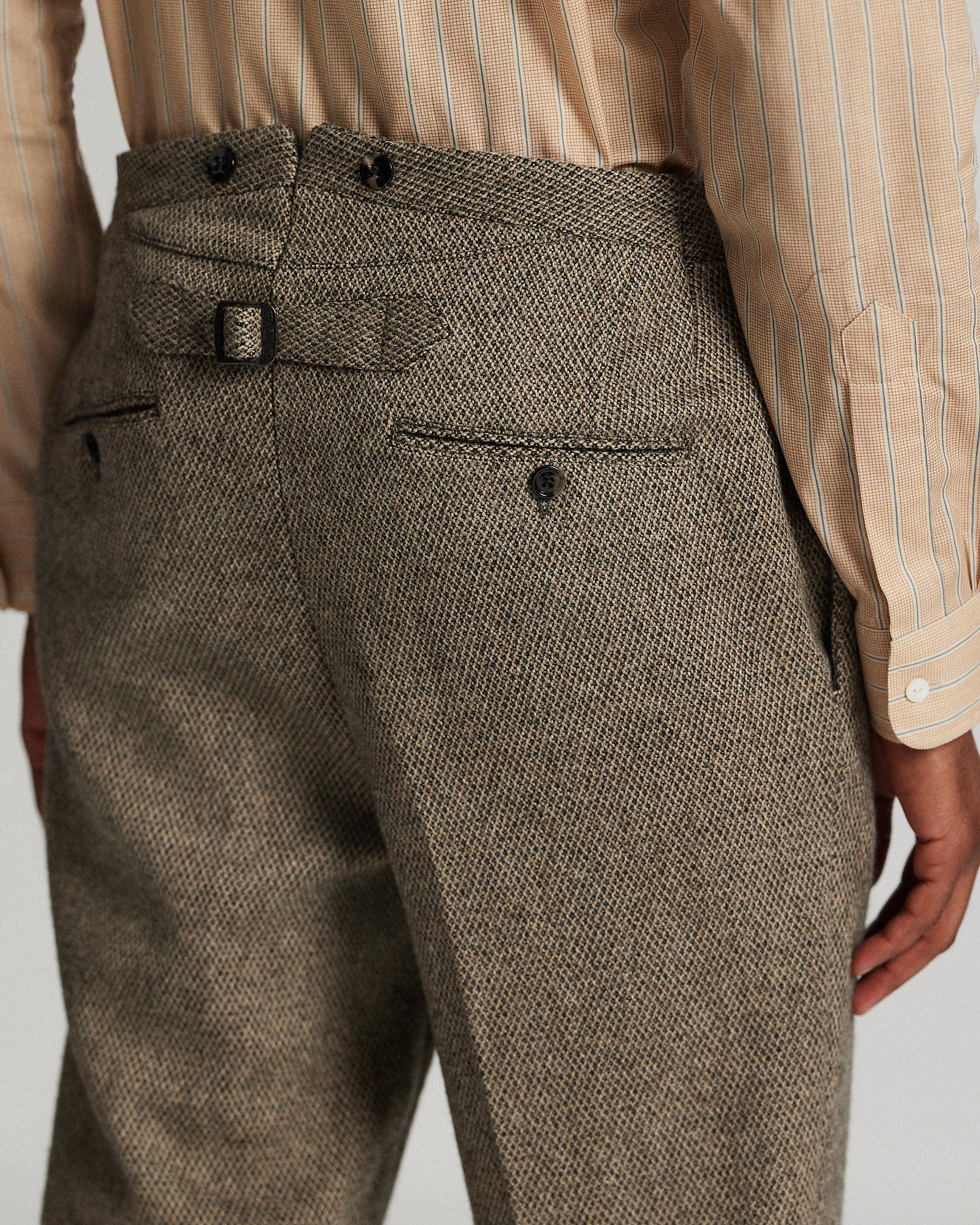 Ralph Lauren Slim Fit Wool Dobby Suit Trouser