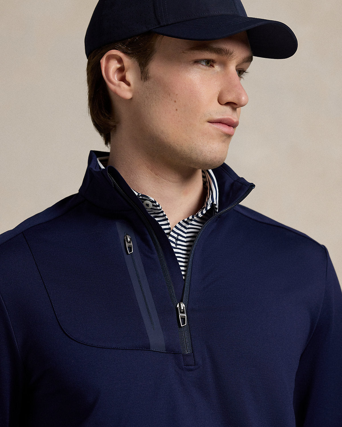 Ralph Lauren Stretch Jersey QuarterZip Pullover