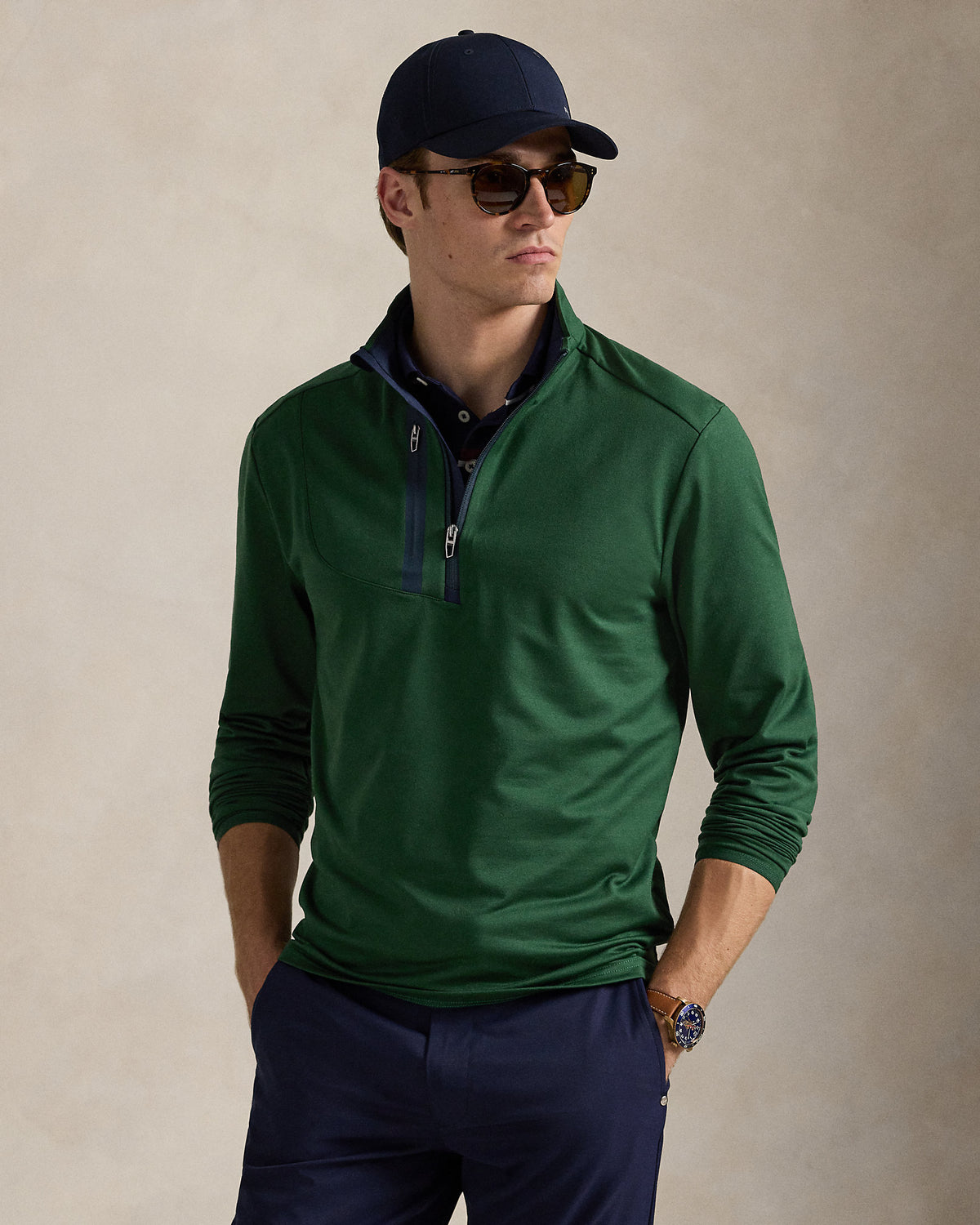 Ralph Lauren Stretch Jersey QuarterZip Pullover