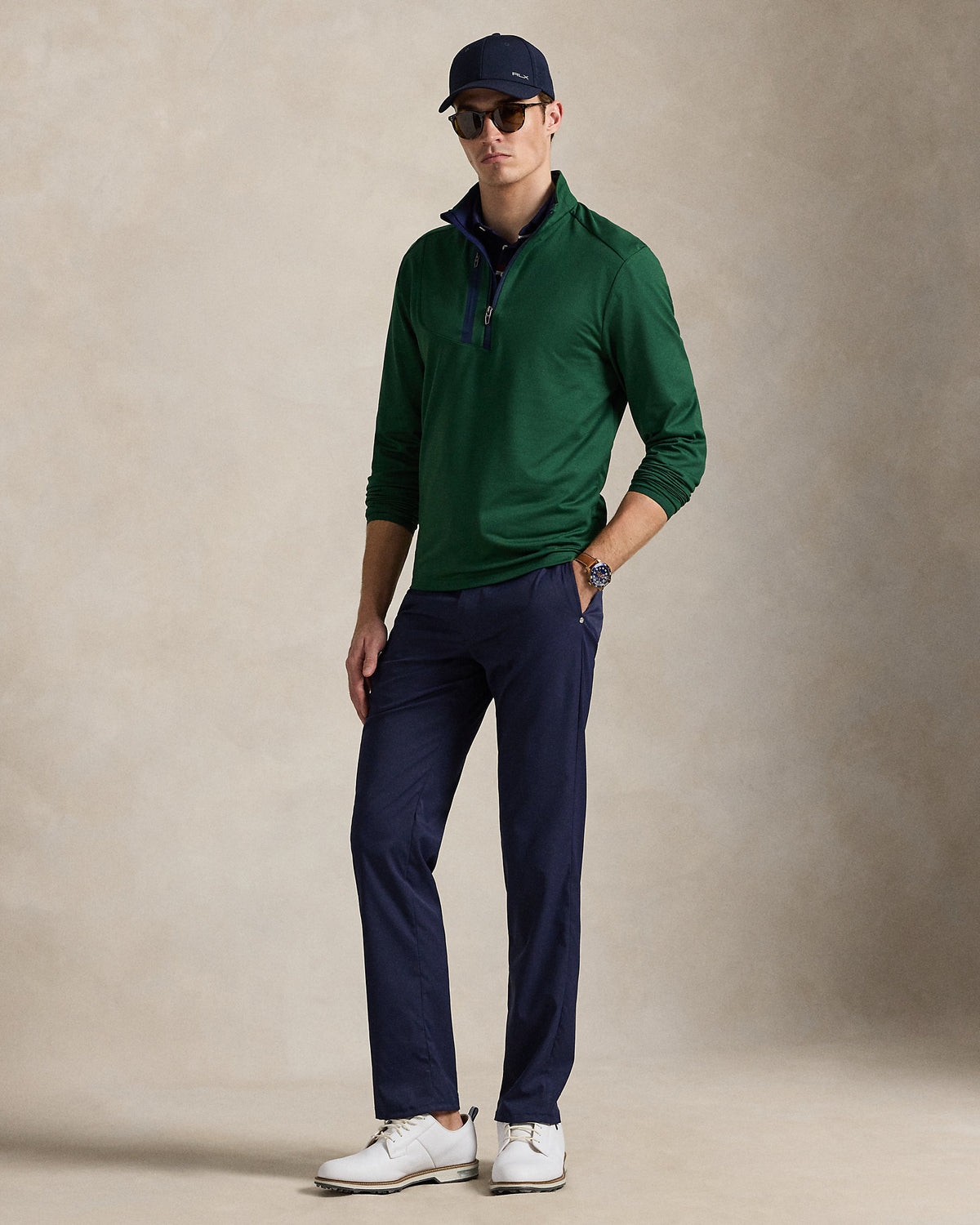 Ralph Lauren Stretch Jersey QuarterZip Pullover