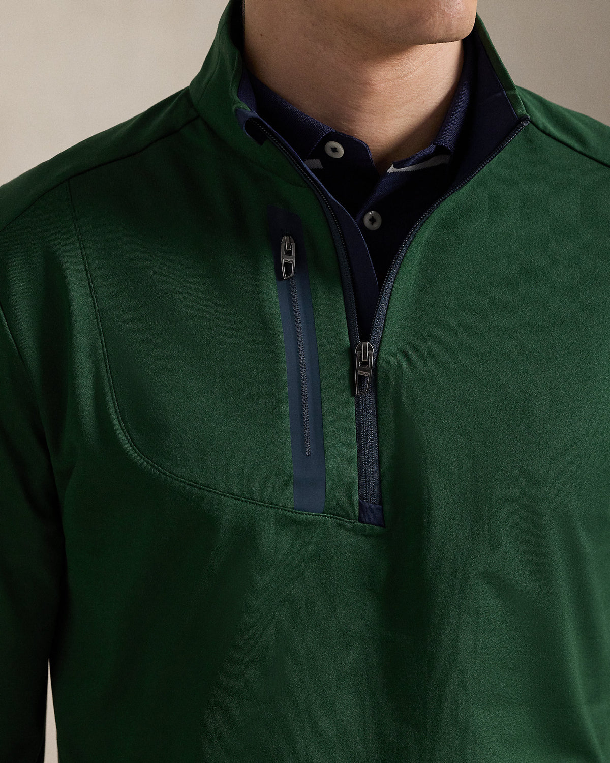 Ralph Lauren Stretch Jersey QuarterZip Pullover