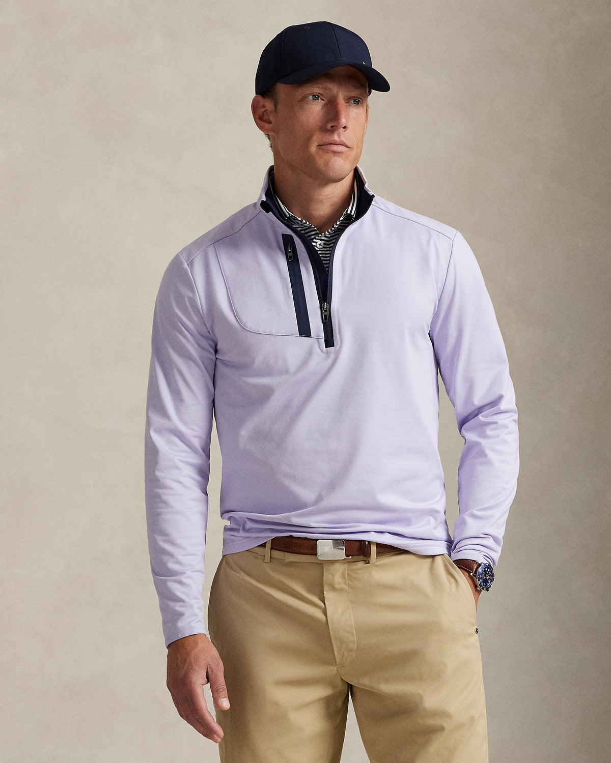 Ralph Lauren Stretch Jersey QuarterZip Pullover