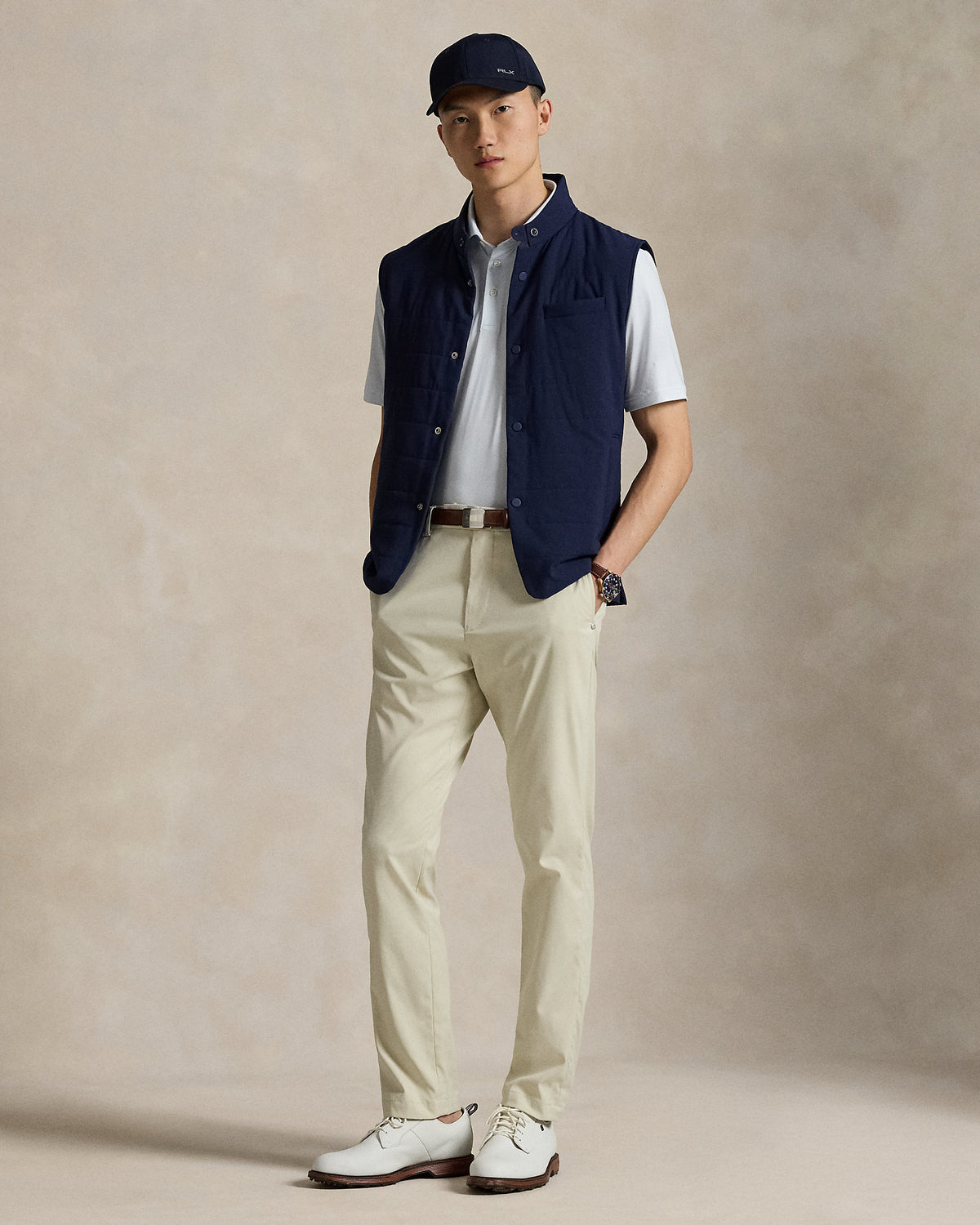 Ralph Lauren Quilted Mockneck Vest