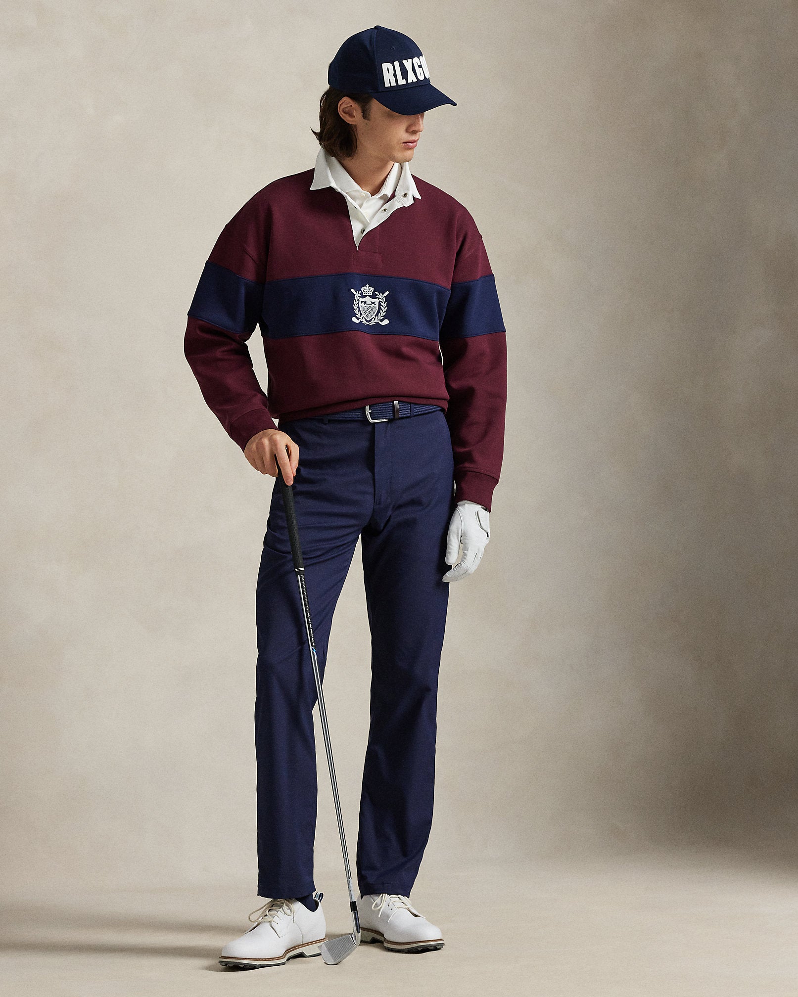 Ralph Lauren Relaxed Fit Crest Rugby Sweatshirt