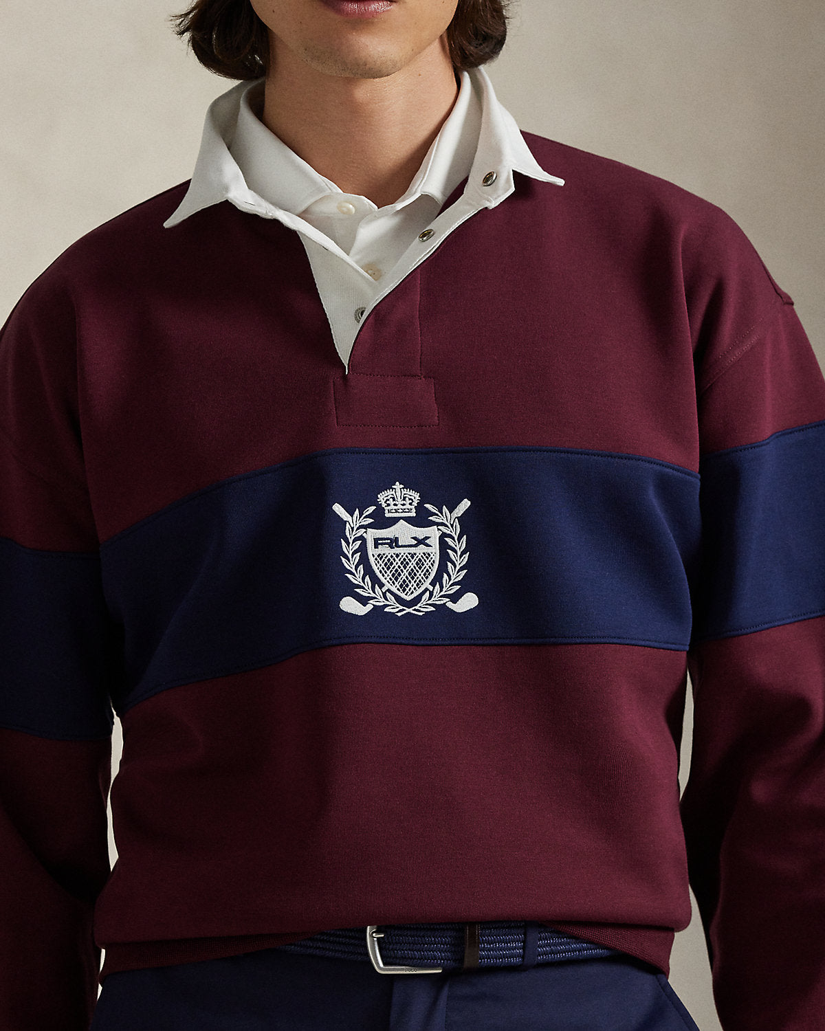 Ralph Lauren Relaxed Fit Crest Rugby Sweatshirt