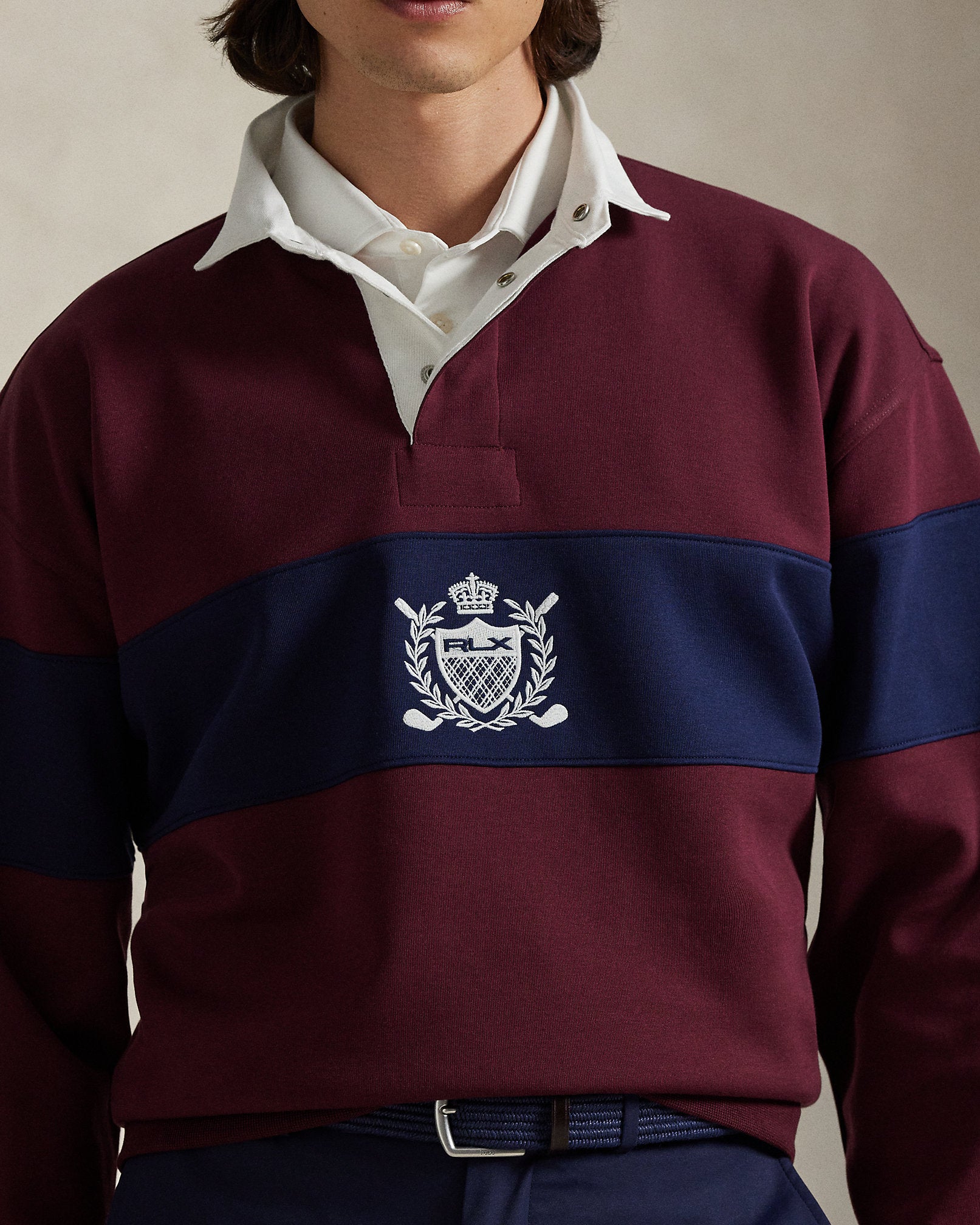 Ralph Lauren Relaxed Fit Crest Rugby Sweatshirt