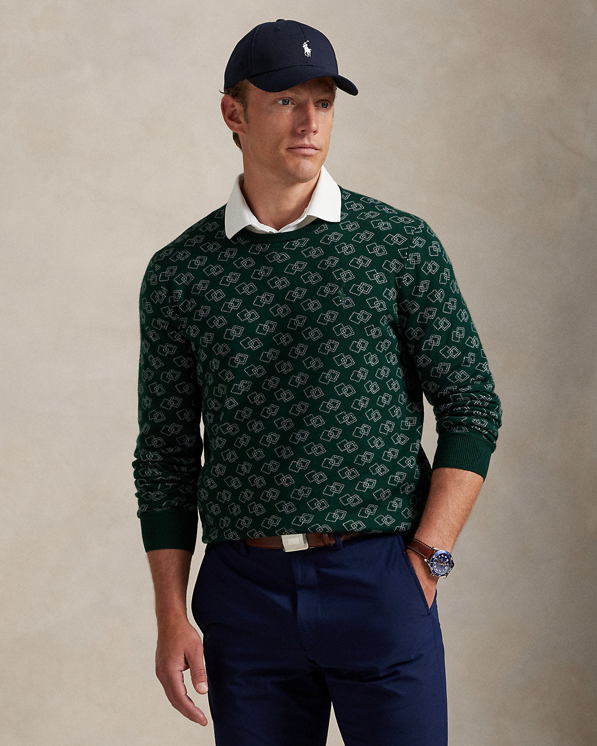 Ralph Lauren Geometric Performance Sweater
