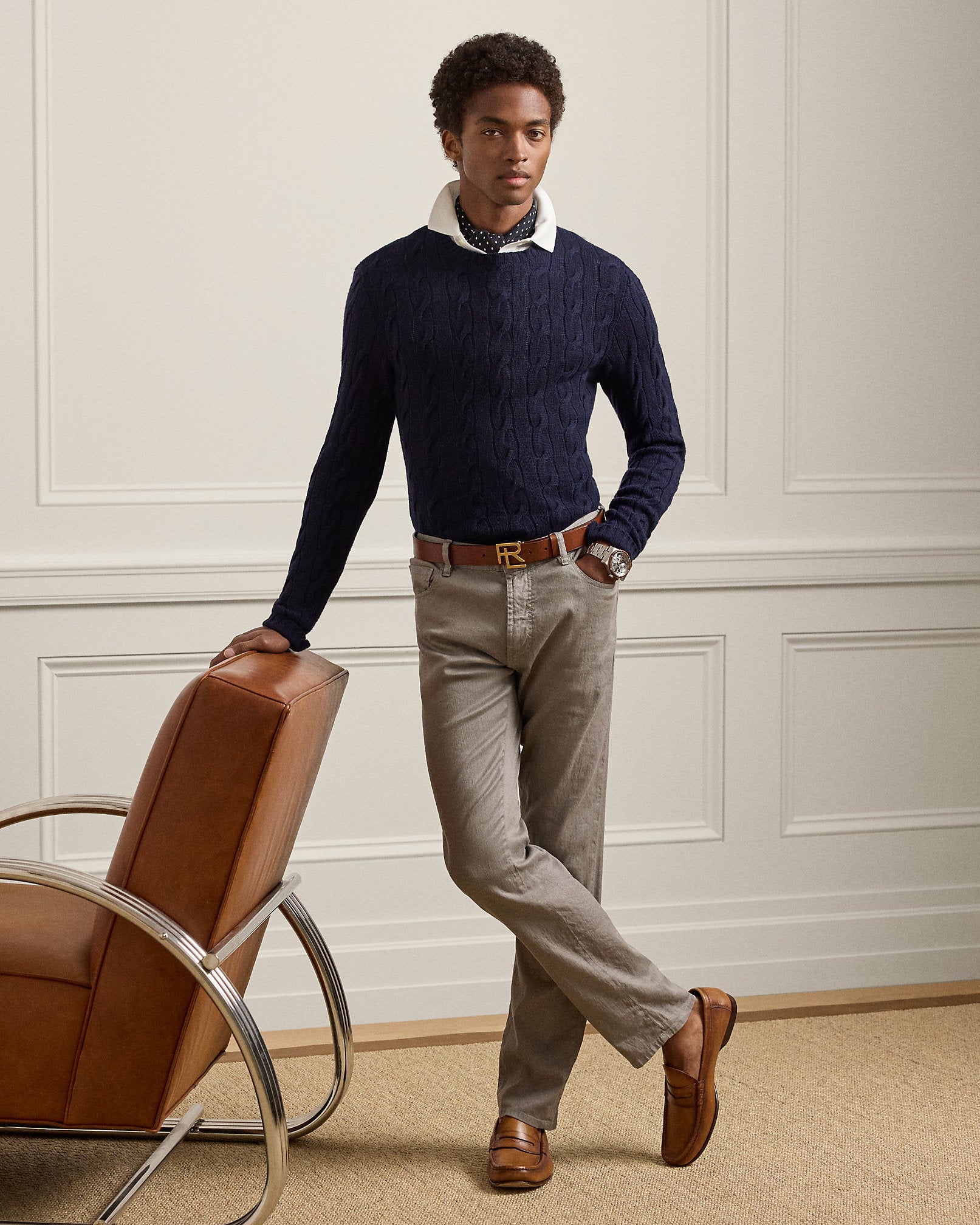 Ralph Lauren Slim Fit Stretch LinenCotton Jean