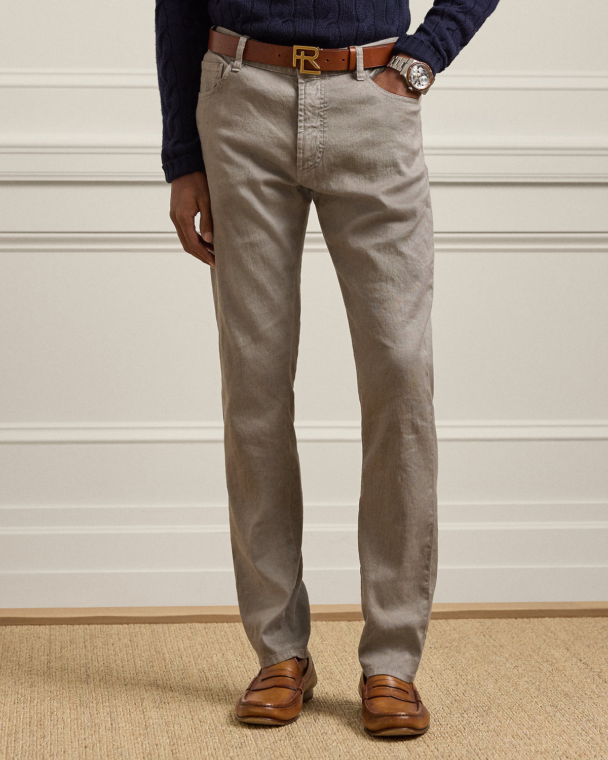 Ralph Lauren Slim Fit Stretch LinenCotton Jean