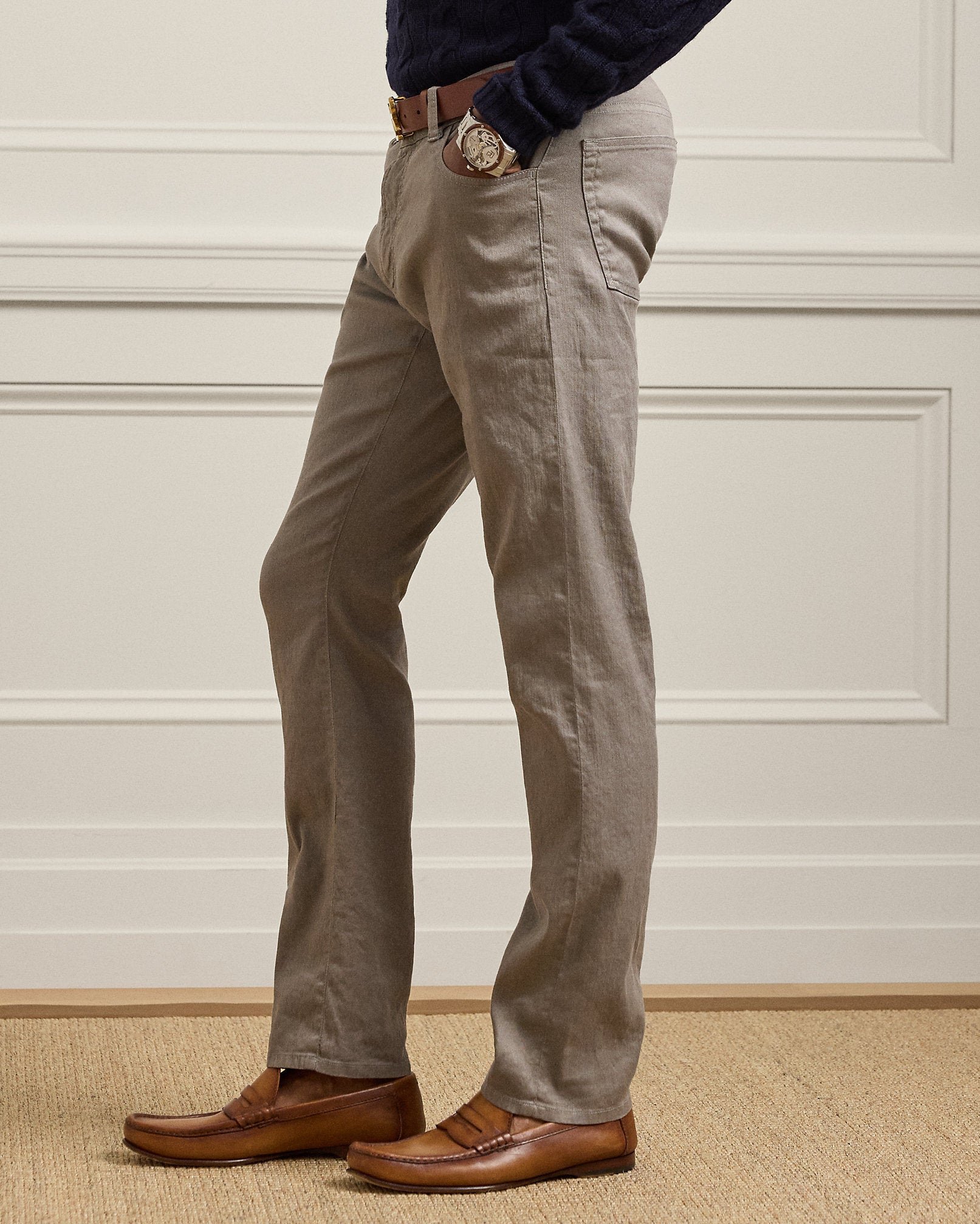 Ralph Lauren Slim Fit Stretch LinenCotton Jean