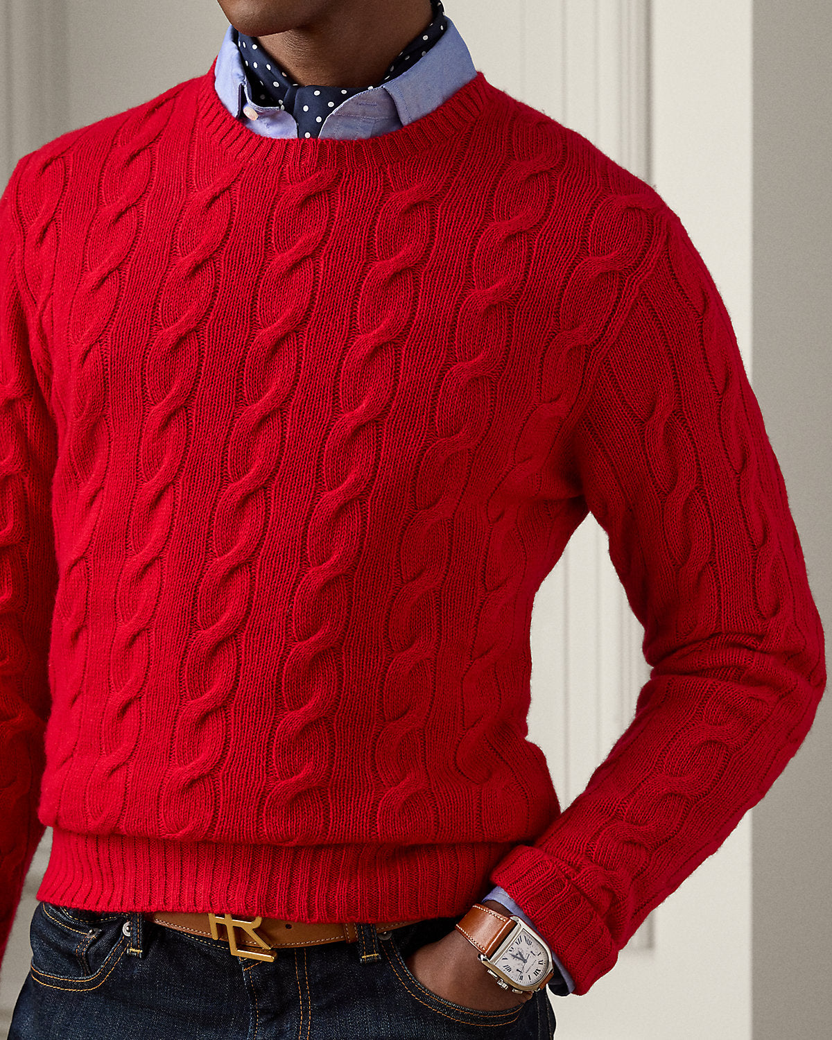 Ralph Lauren CableKnit Cashmere Sweater