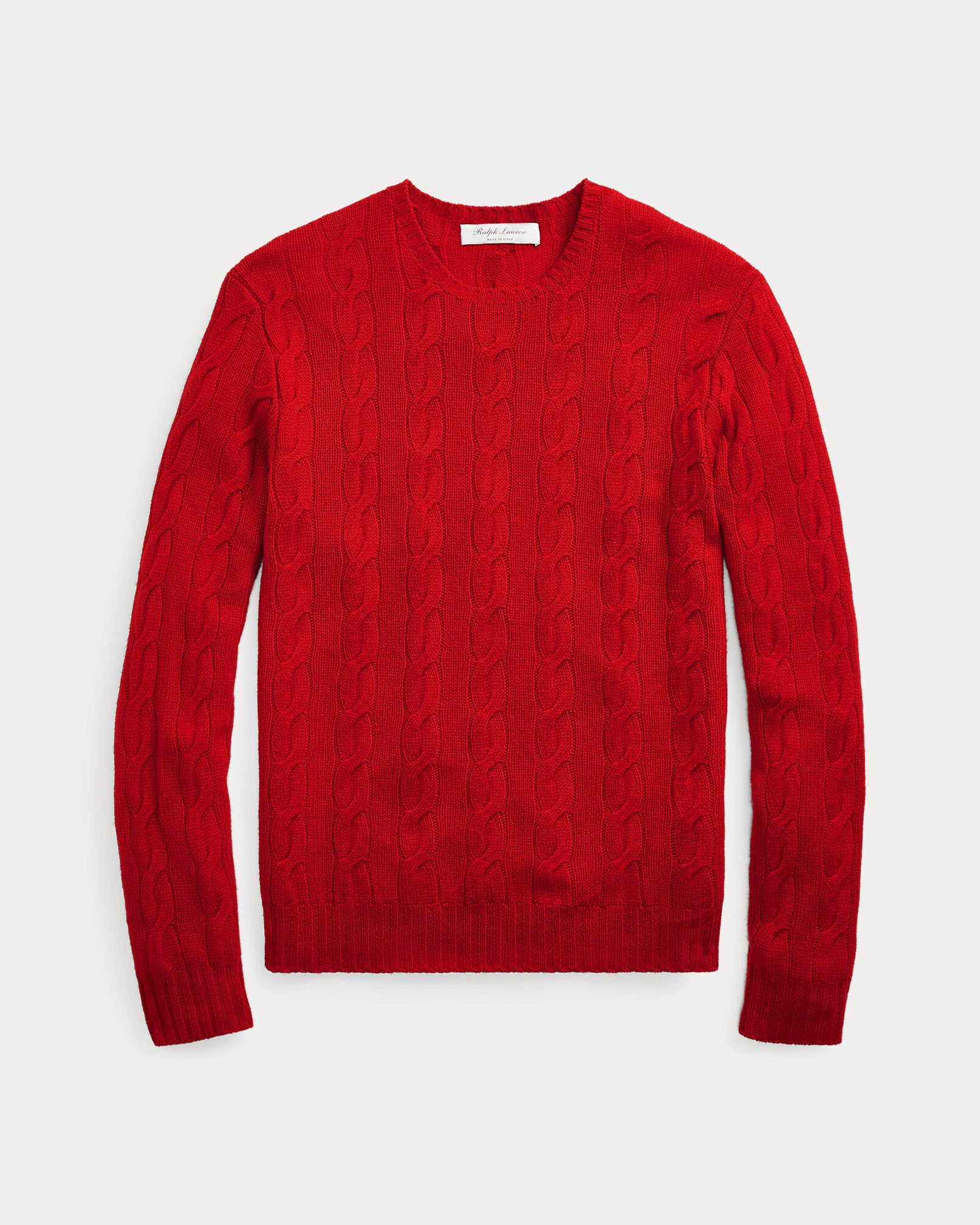 Ralph Lauren CableKnit Cashmere Sweater