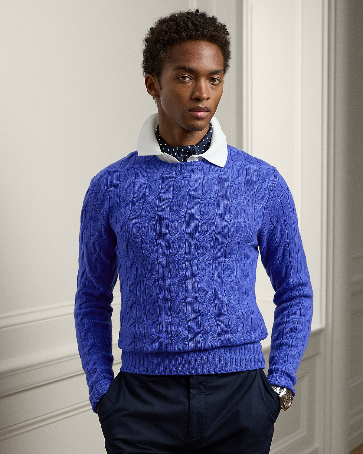 Ralph Lauren CableKnit Cashmere Sweater