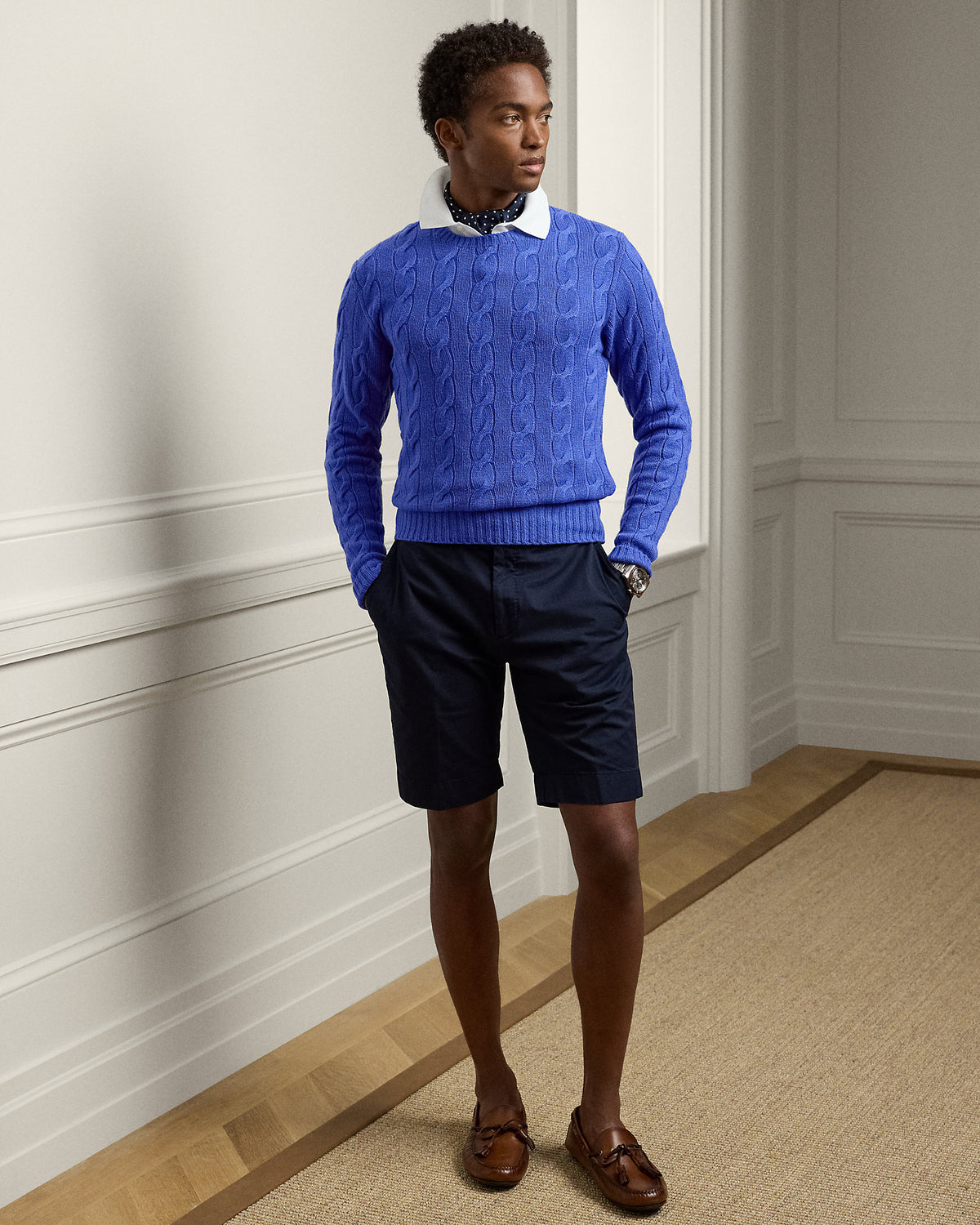 Ralph Lauren CableKnit Cashmere Sweater