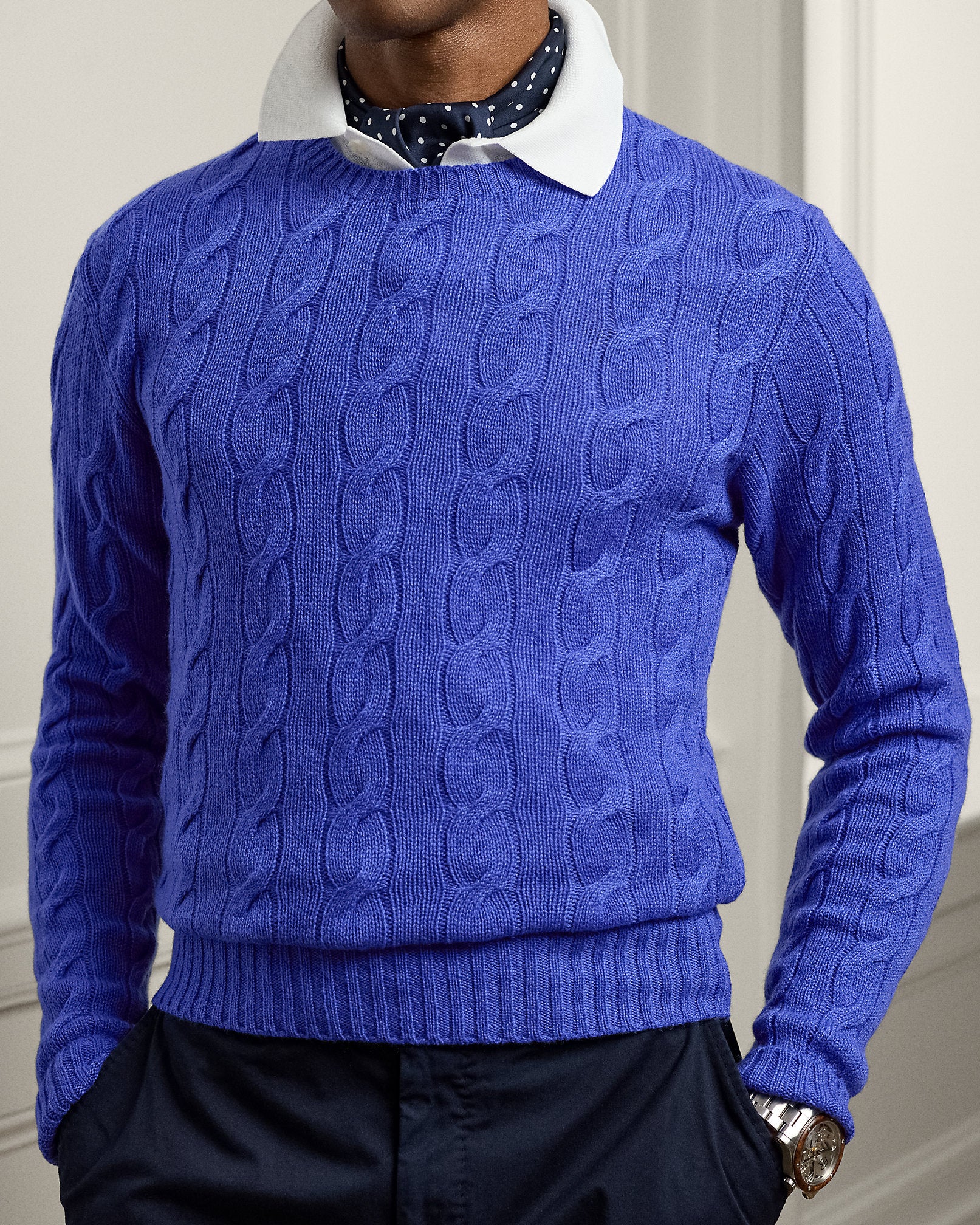 Ralph Lauren CableKnit Cashmere Sweater