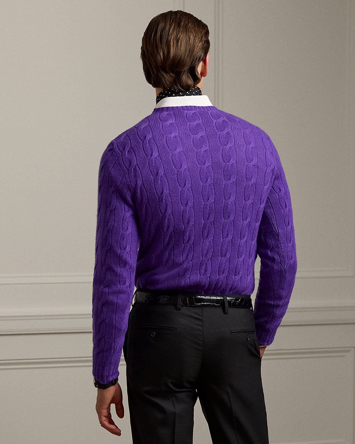 Ralph Lauren CableKnit Cashmere Sweater