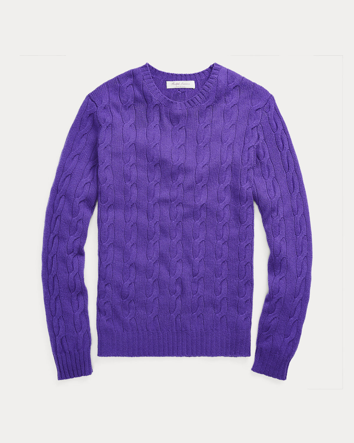 Ralph Lauren CableKnit Cashmere Sweater