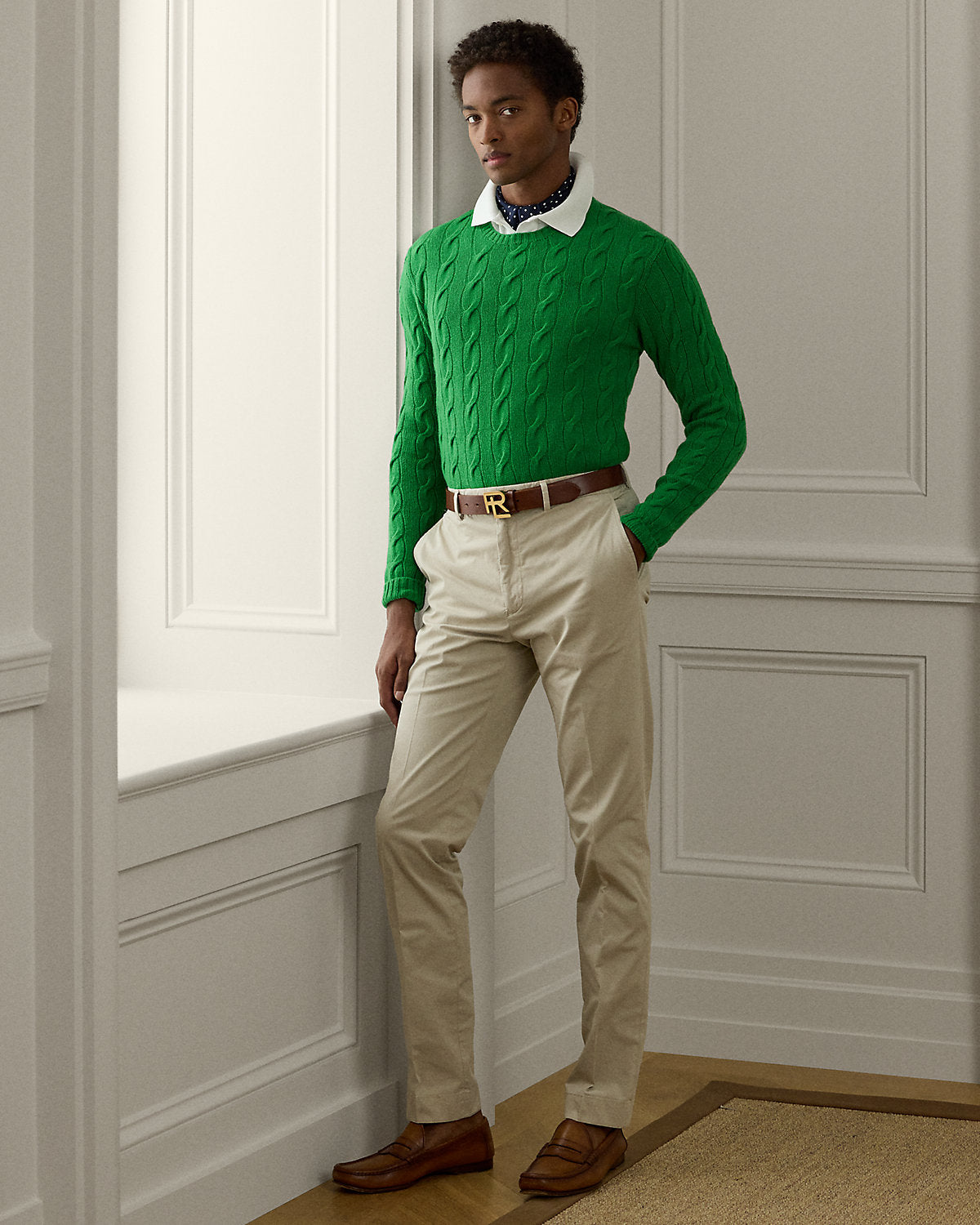 Ralph Lauren CableKnit Cashmere Sweater