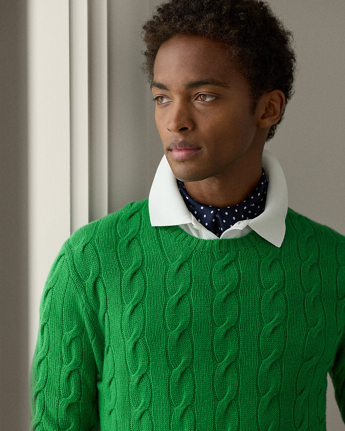Ralph Lauren CableKnit Cashmere Sweater