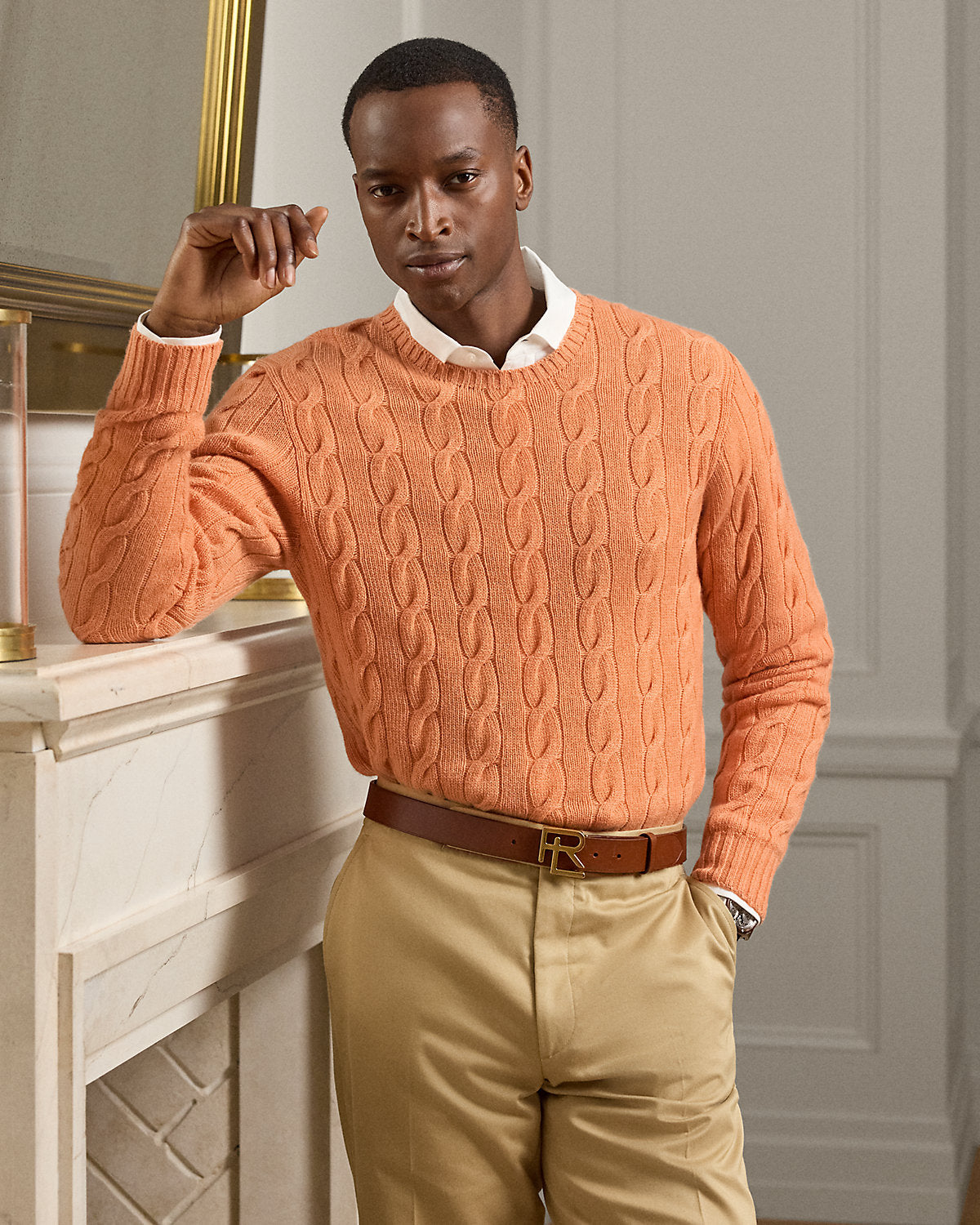 Ralph Lauren CableKnit Cashmere Sweater
