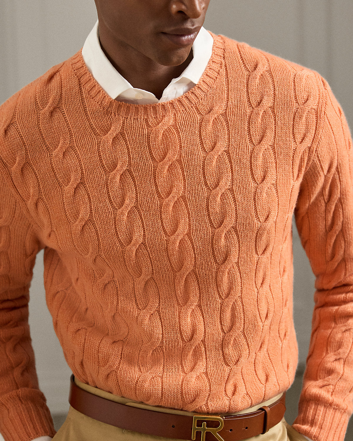 Ralph Lauren CableKnit Cashmere Sweater