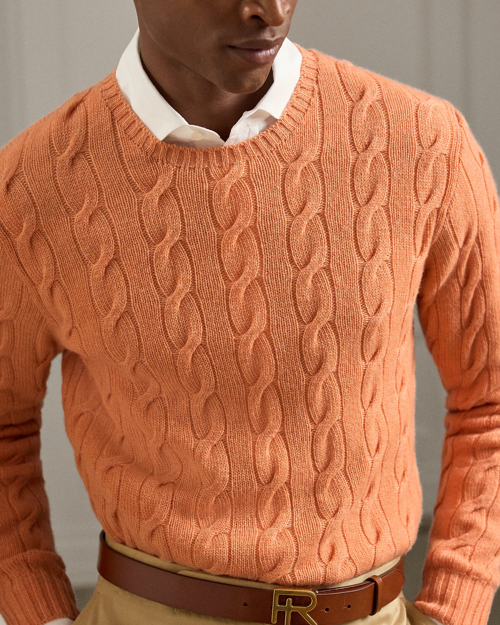 Ralph Lauren CableKnit Cashmere Sweater