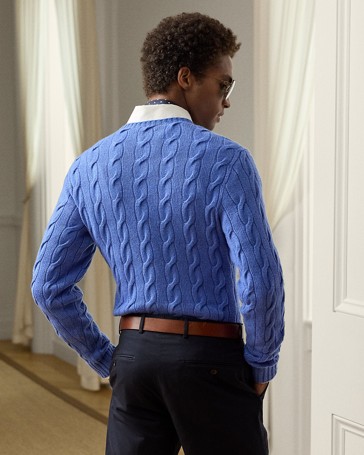 Ralph Lauren CableKnit Cashmere Sweater
