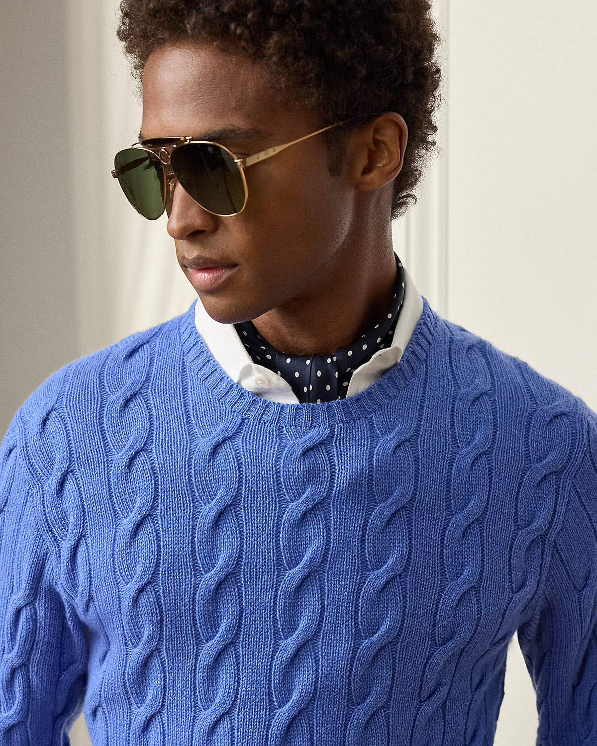 Ralph Lauren CableKnit Cashmere Sweater
