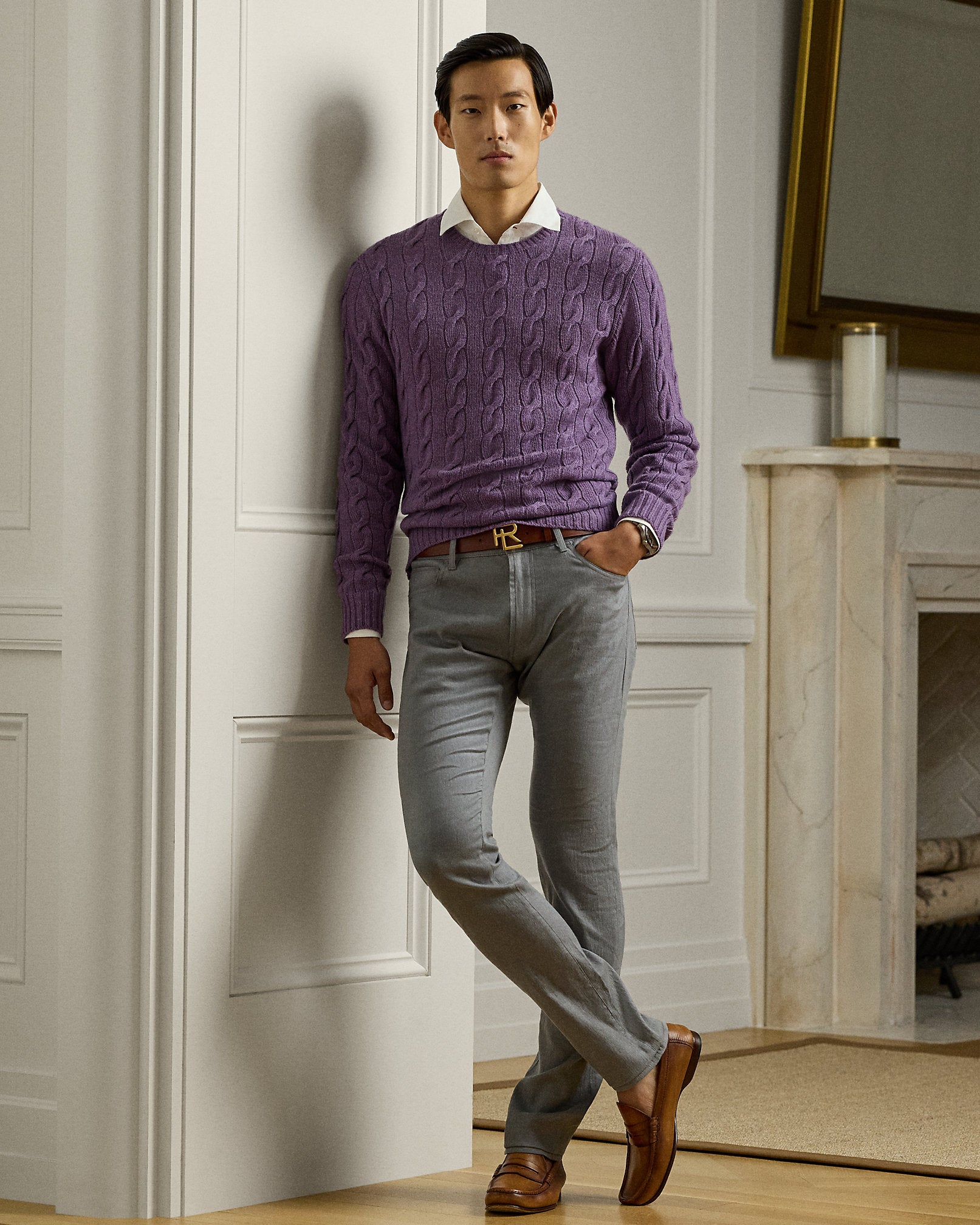 Ralph Lauren CableKnit Cashmere Sweater