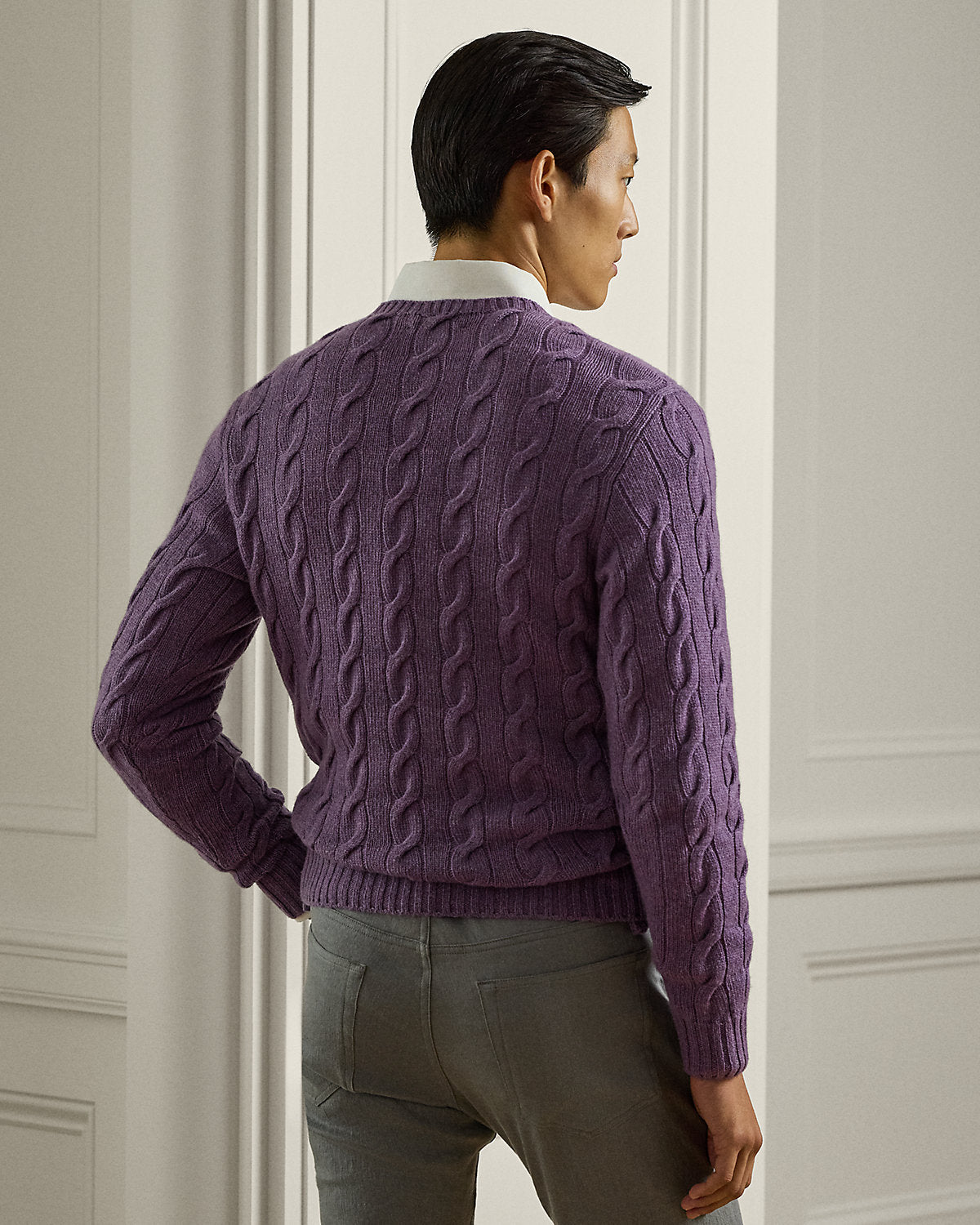 Ralph Lauren CableKnit Cashmere Sweater