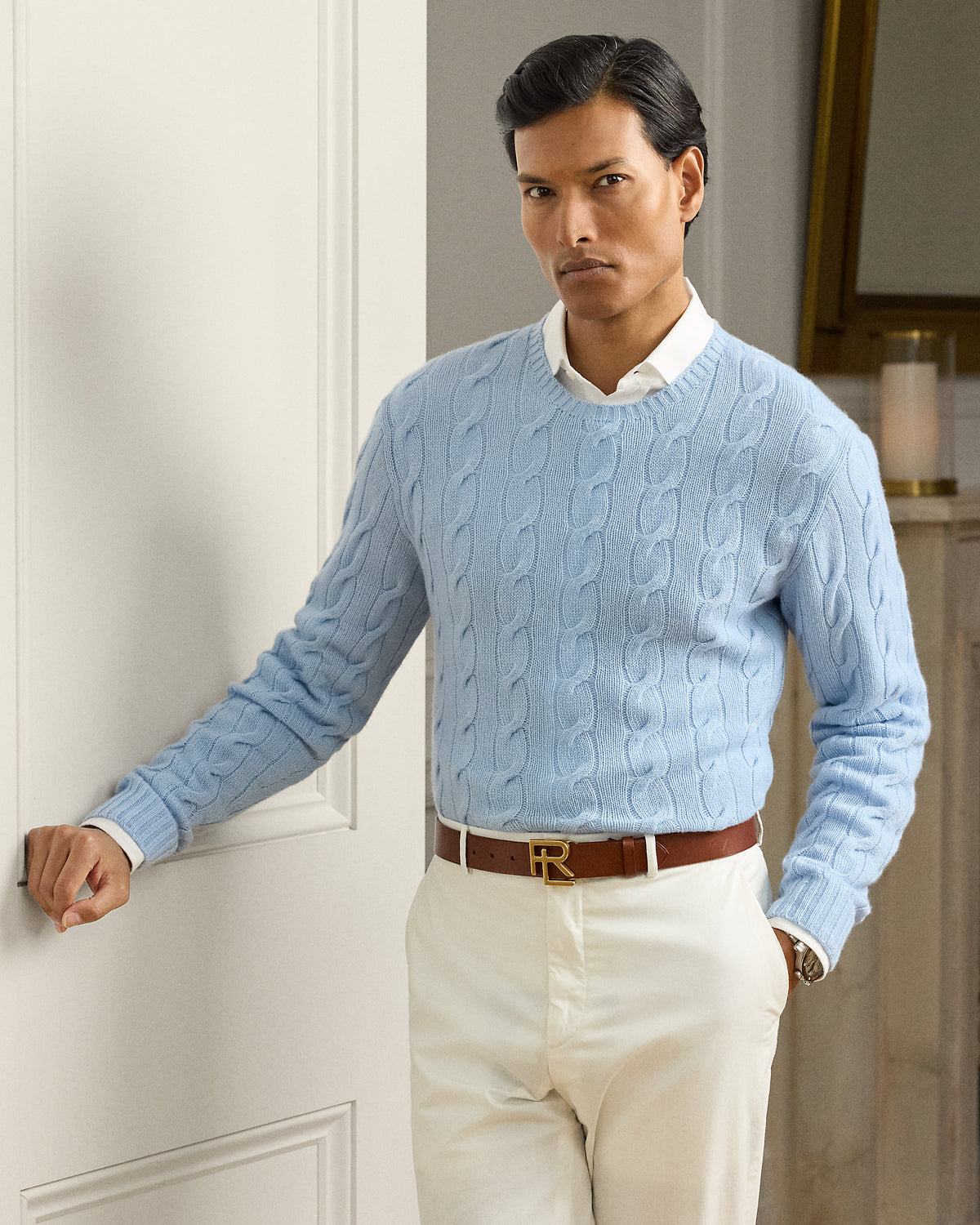 Ralph Lauren CableKnit Cashmere Sweater